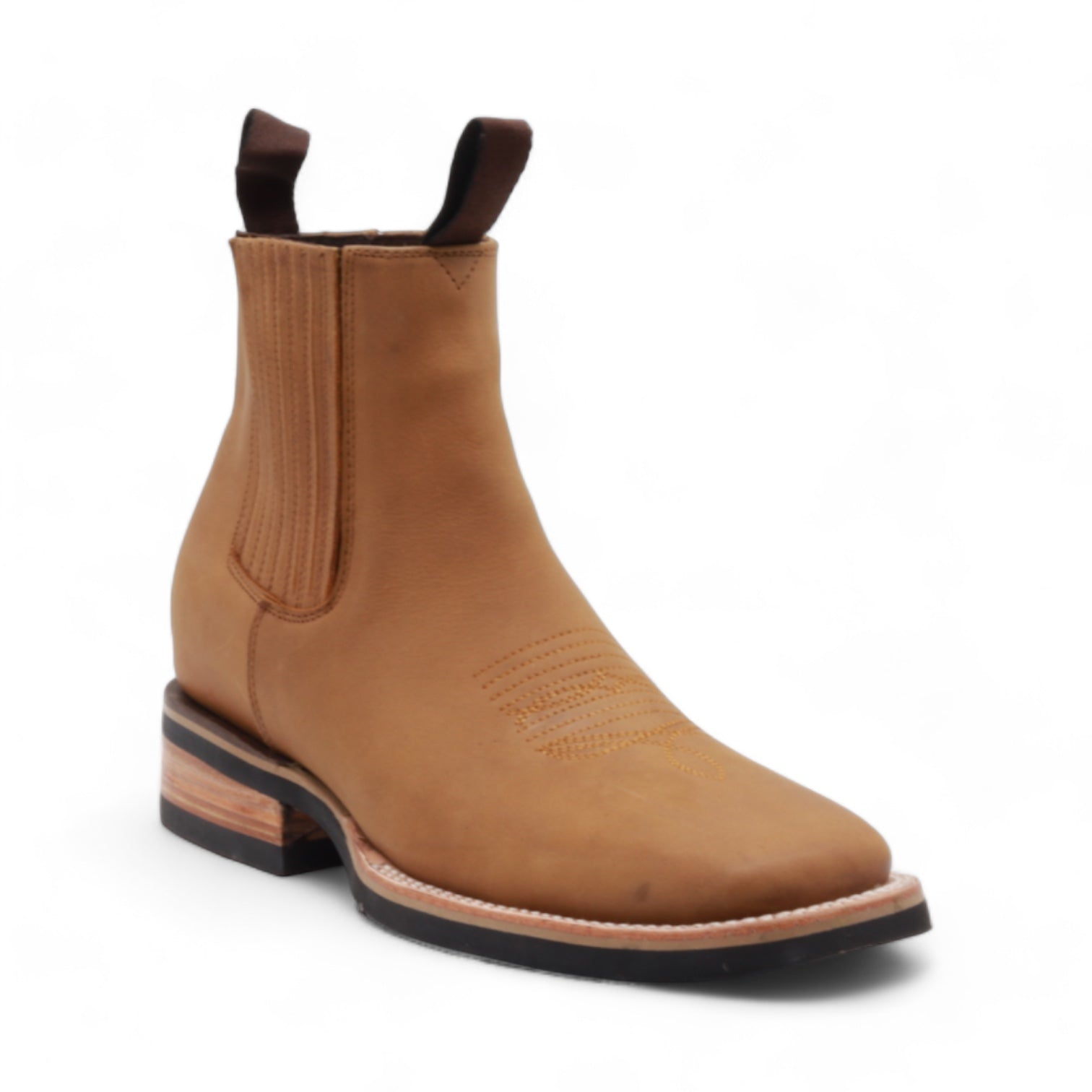 Iowa Men's Camel Leather Short Boots