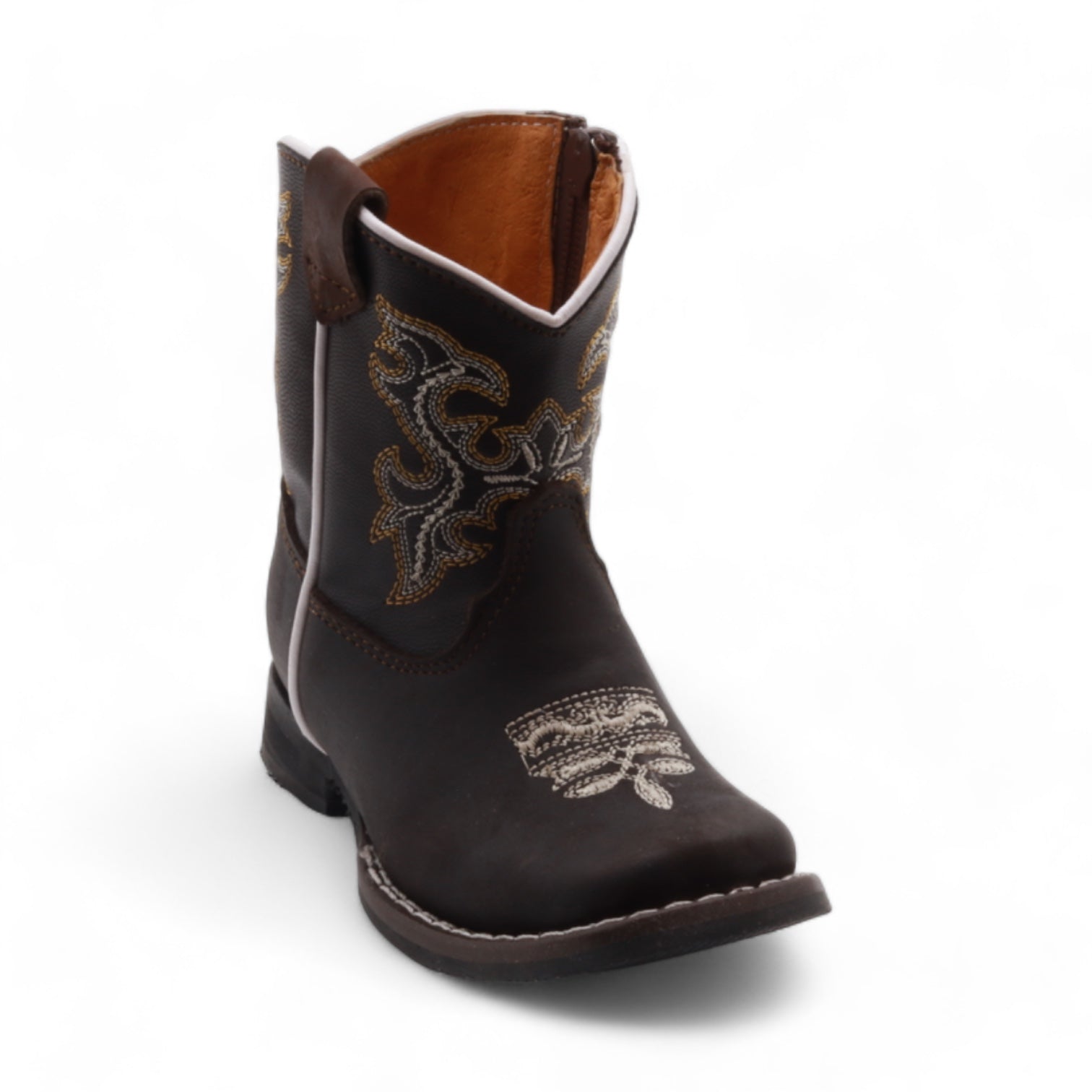 Jayden Kids Brown Leather Boots