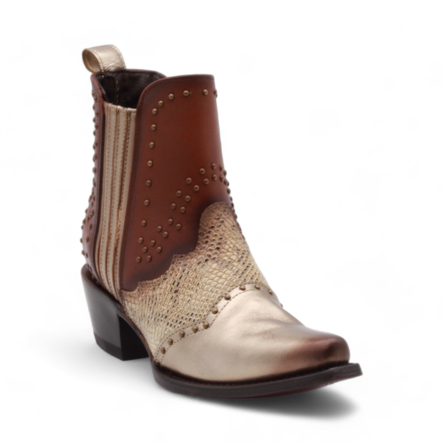 Amelia Women's Brown Leather Short Boots