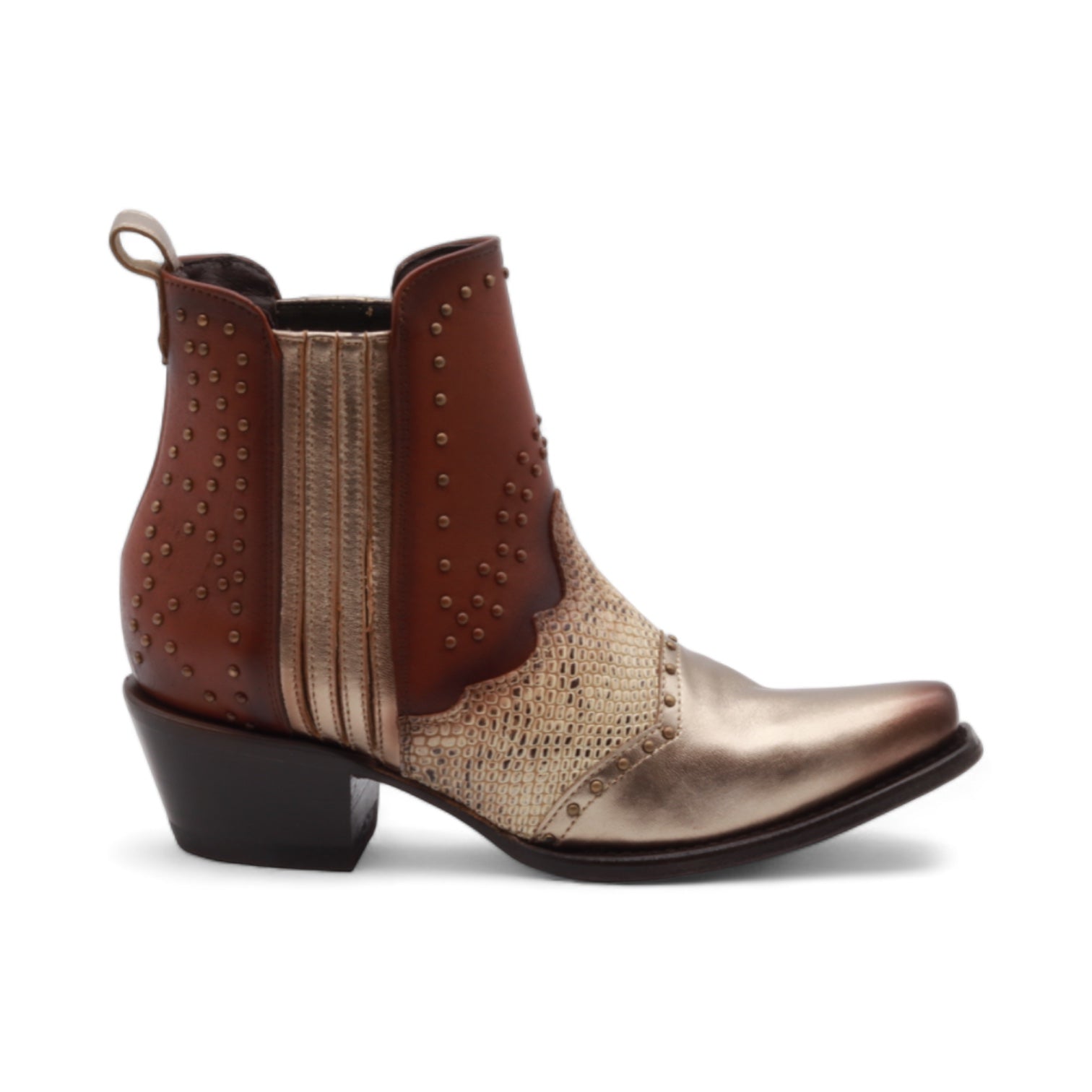 Amelia Women's Brown Leather Short Boots