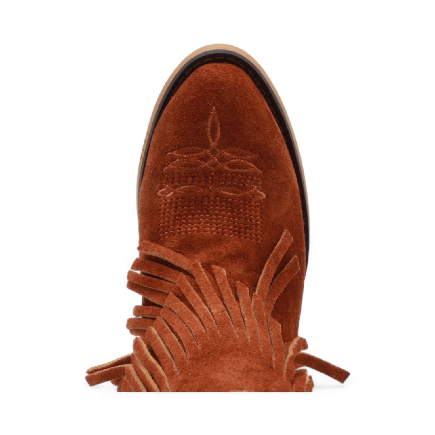 Ella Kids Camel Suede Leather Boots