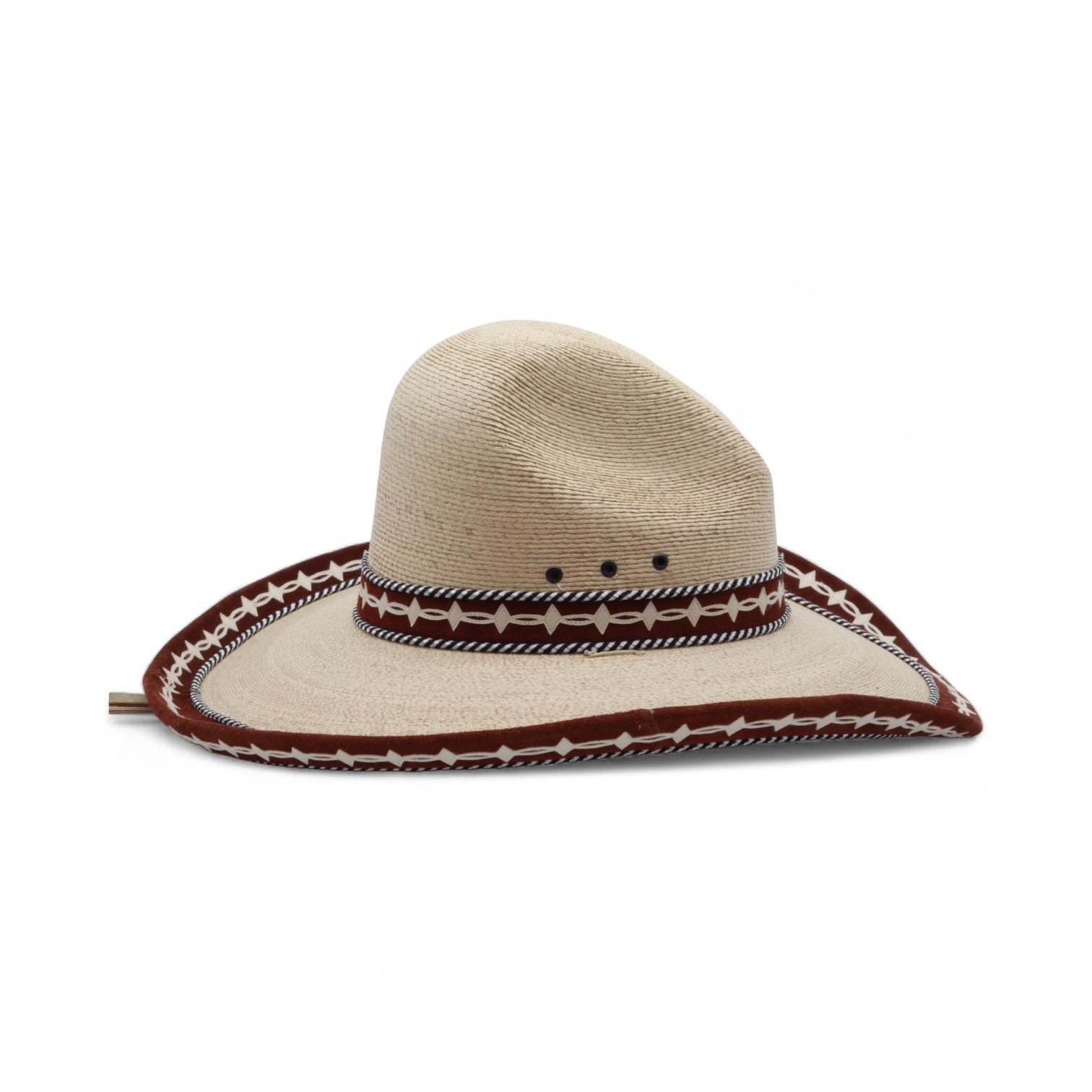 Navajeado Palm Leaf Cowboy Hat