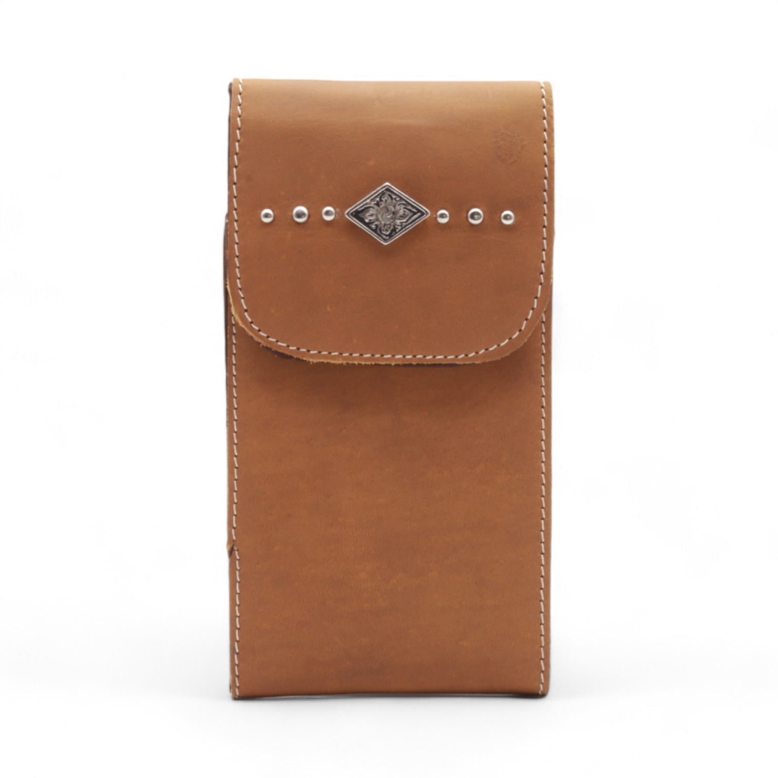 Texas Camel Leather Phone Case