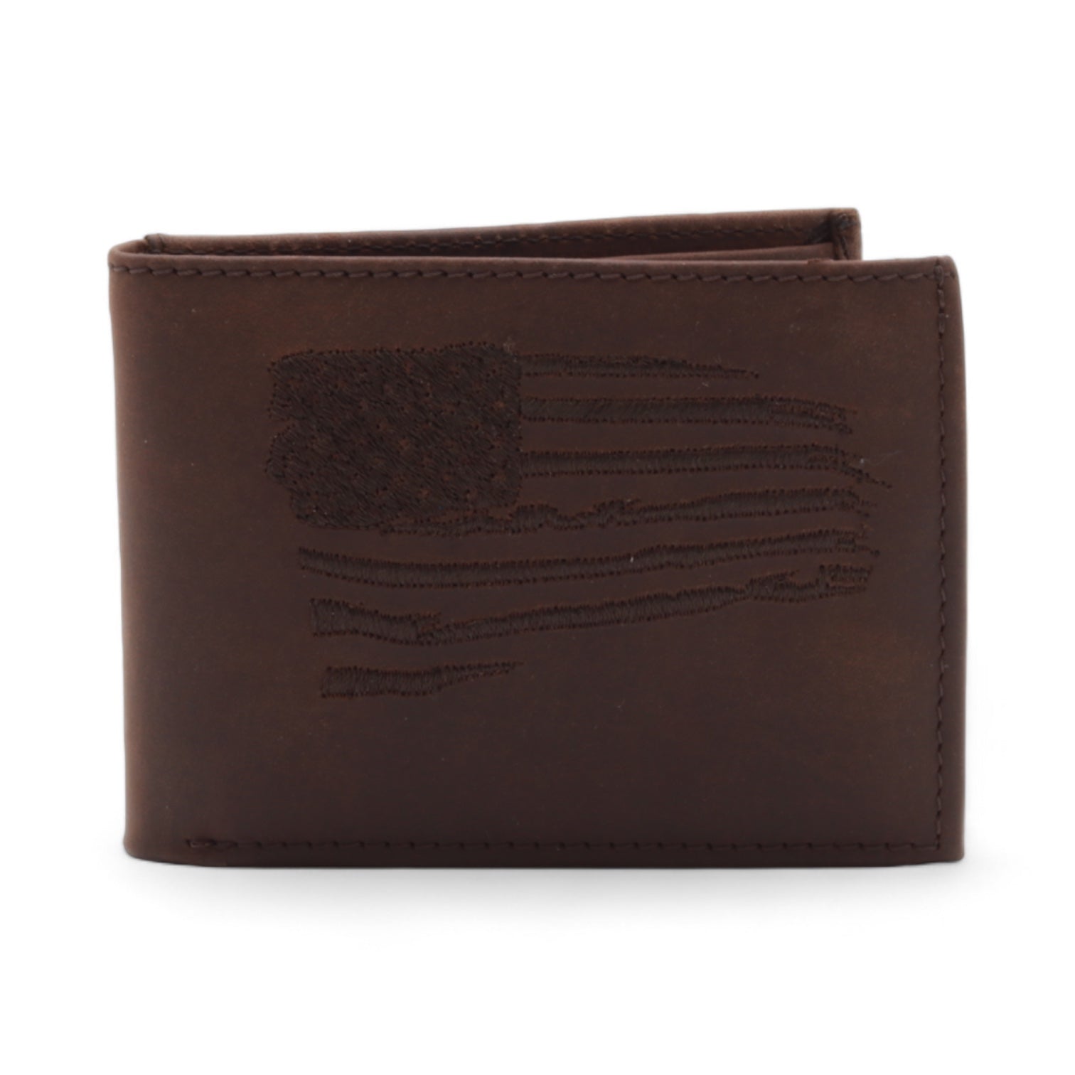Patriot Dark Brown Leather Wallet