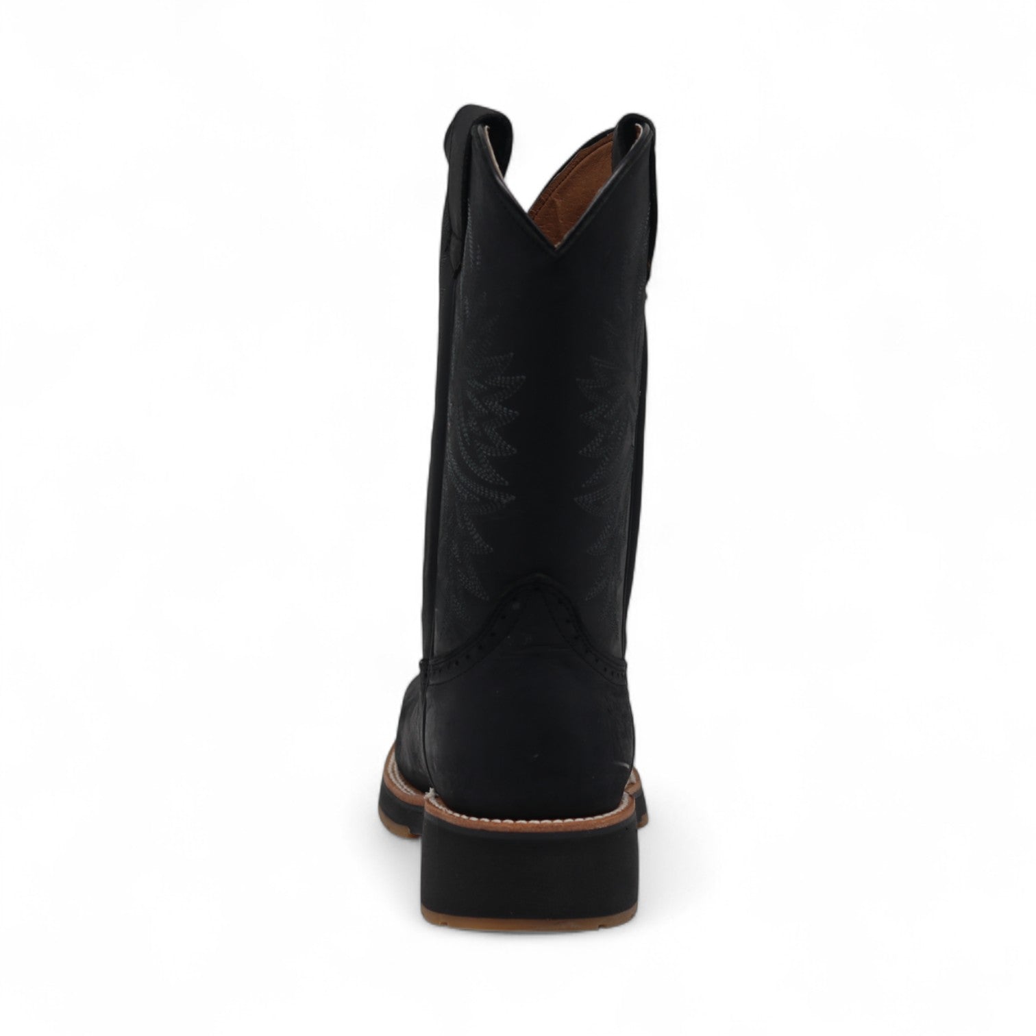 Mack Men's Black Leather Steel Toe Boots