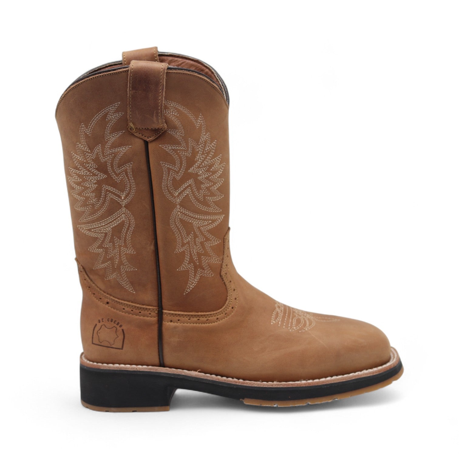Mack Men's Brown Leather Steel Toe Boots
