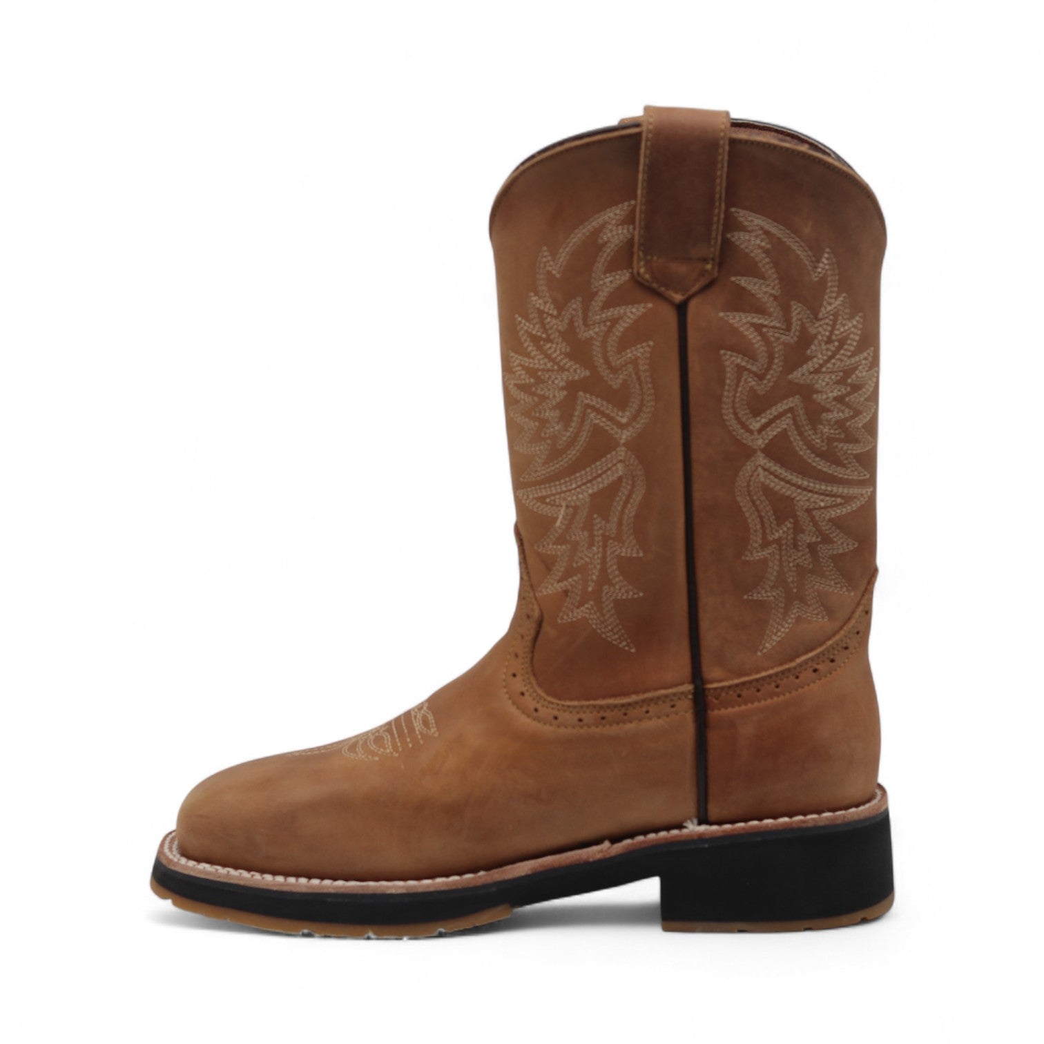 Mack Men's Brown Leather Steel Toe Boots