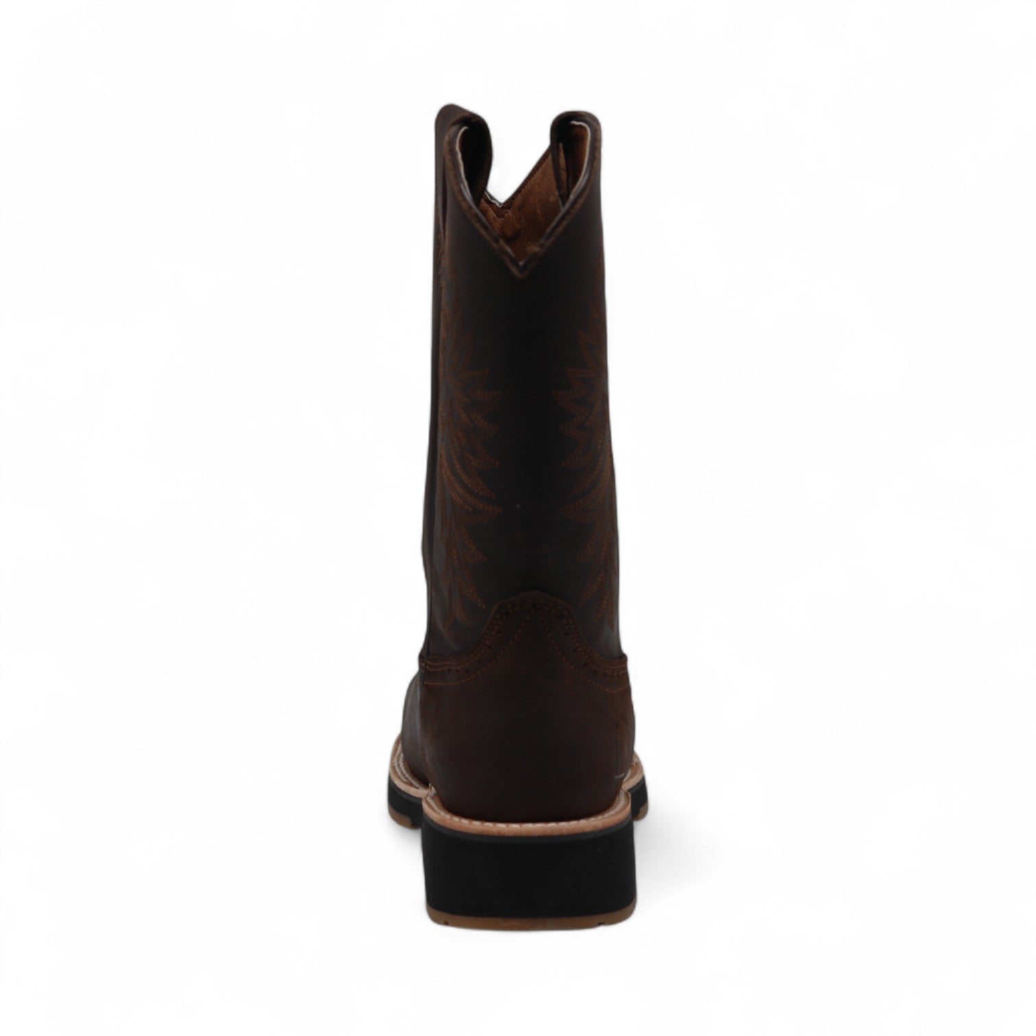 Mack Men's Dark Brown Steel Toe Leather Boots