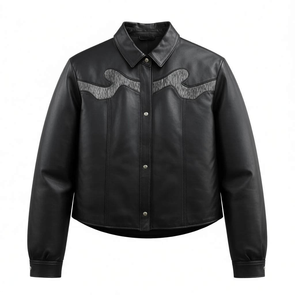 Serena Women's Black Leather Jacket