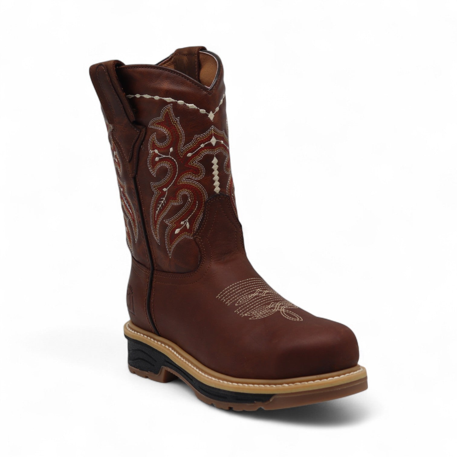 Waco Men's Brown Leather Steel Toe Boots