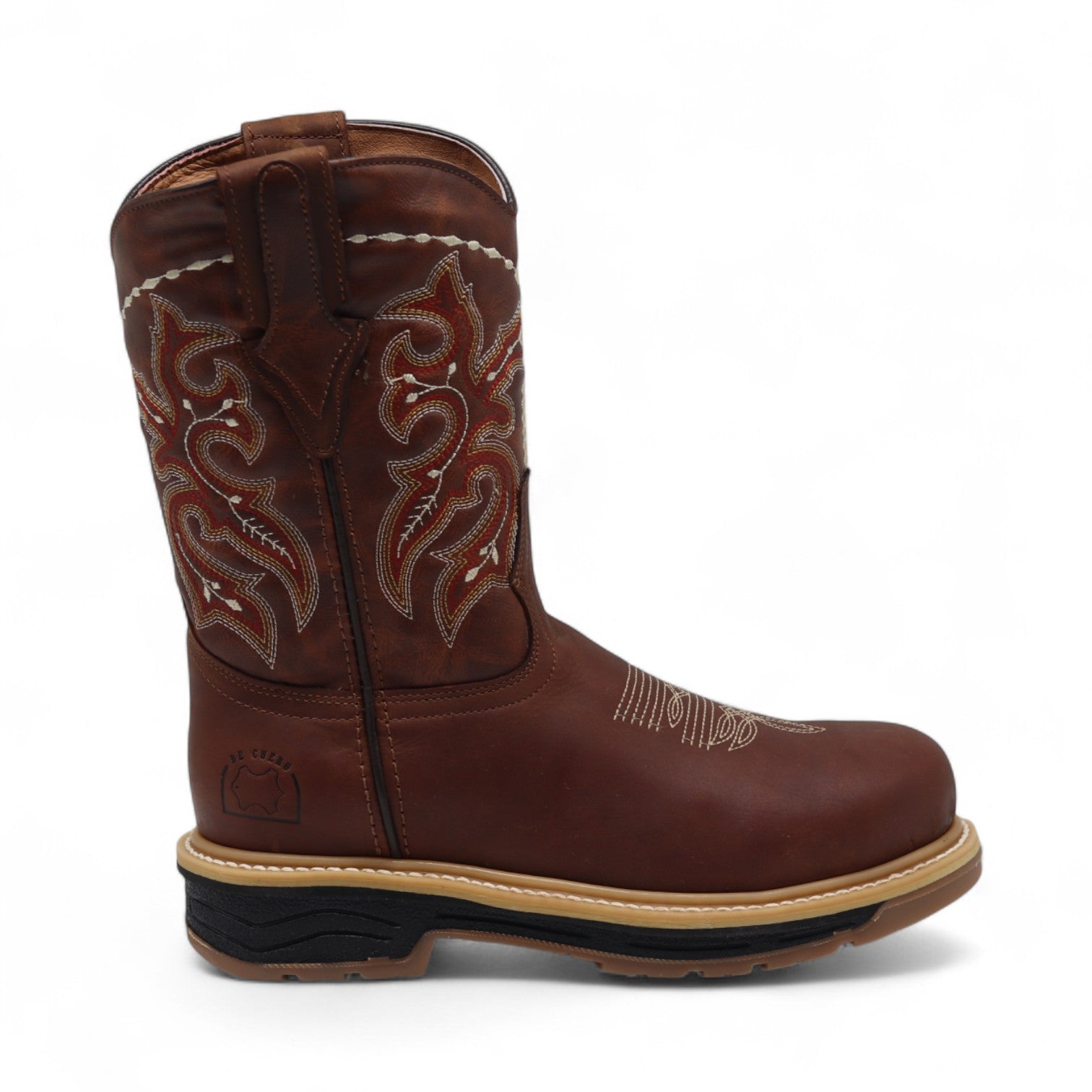 Waco Men's Brown Leather Steel Toe Boots