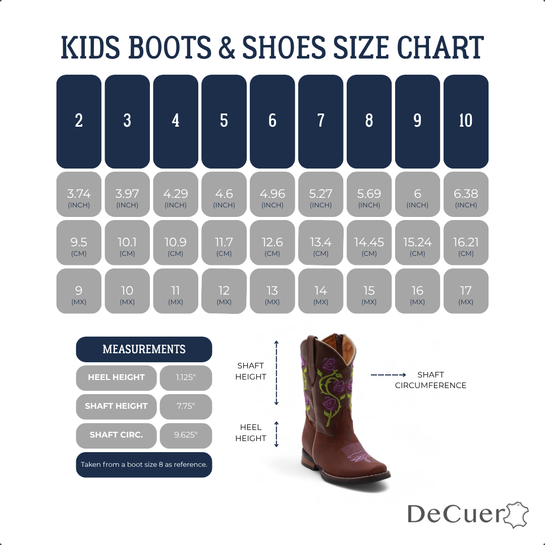 Abigail Kids Brown Leather Boots