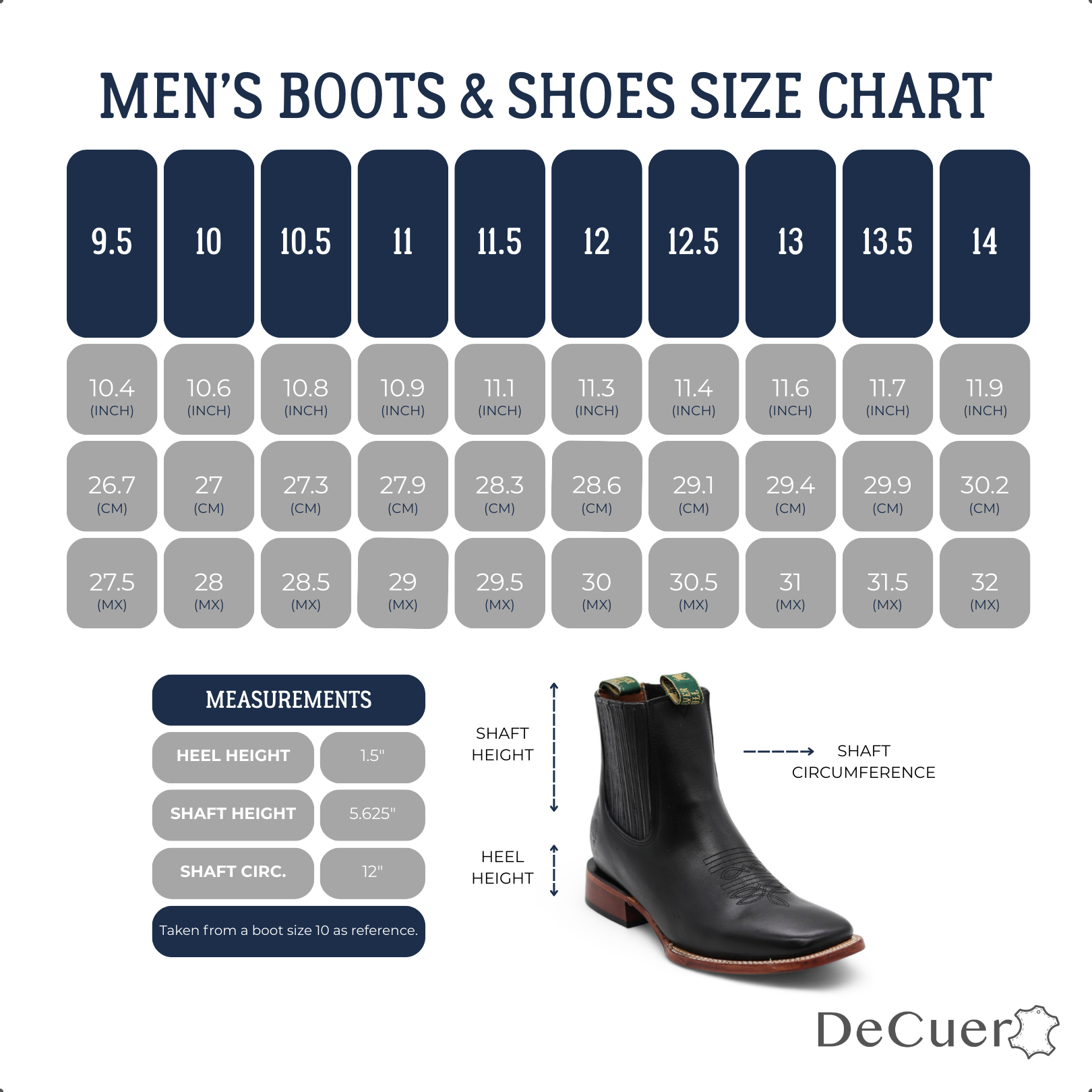 Amarillo Men's Black Leather Short Boots