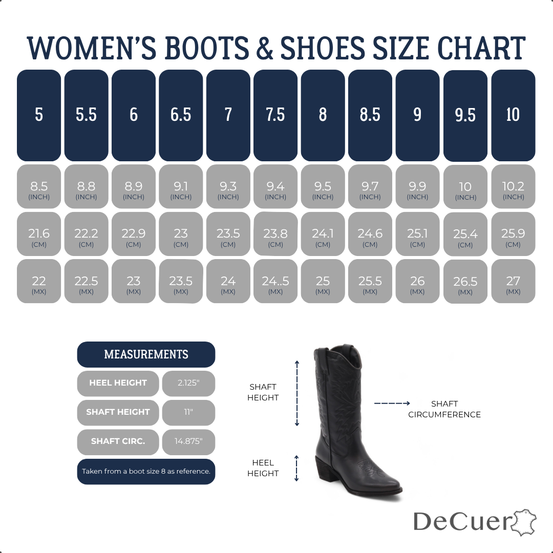Cowgirl Women's Black Leather Boots