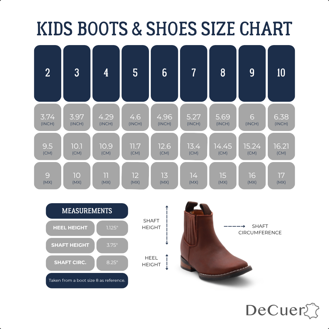 Evan Kids Brown Leather Short Boots