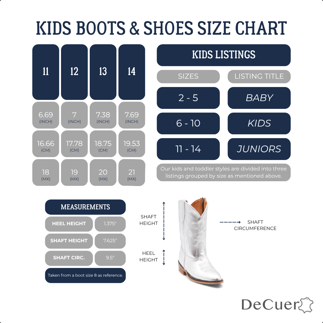 Sadie Juniors Silver Leather Boots