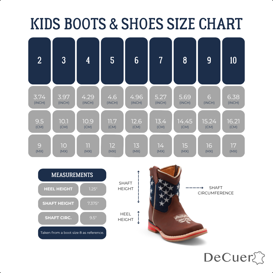 Carson Kids Brown Leather Boots