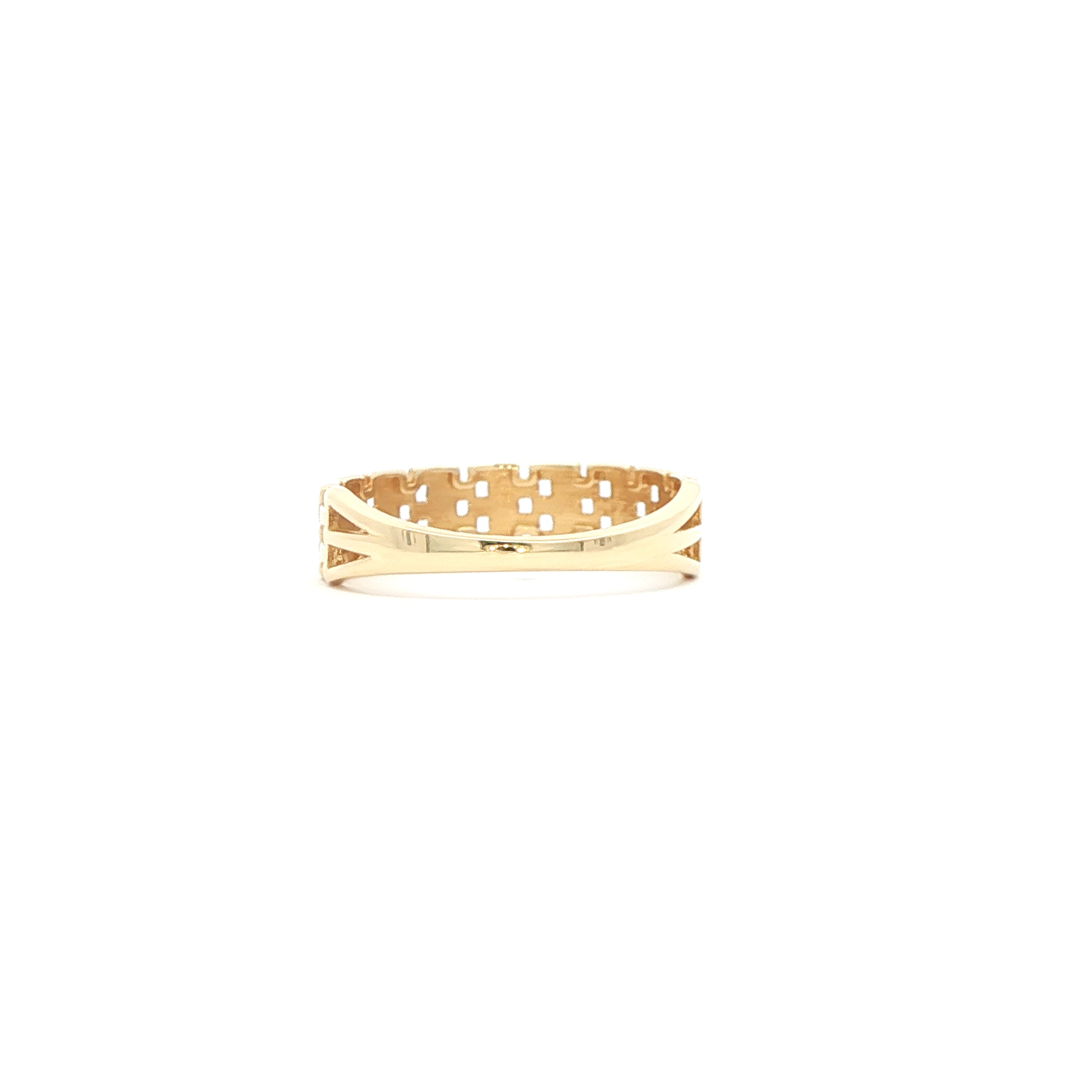 Luxurious 10K Yellow Gold Band Ring