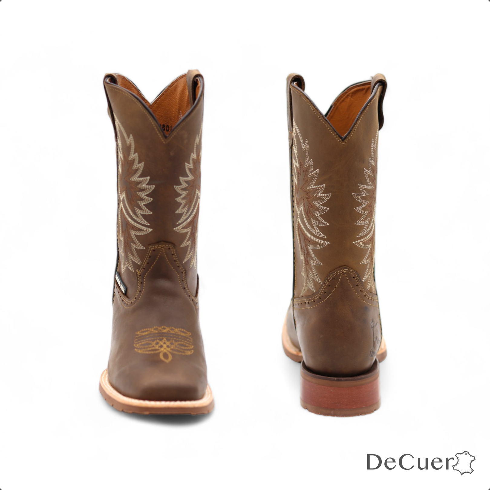 San Antonio Men's Brown Leather Boots