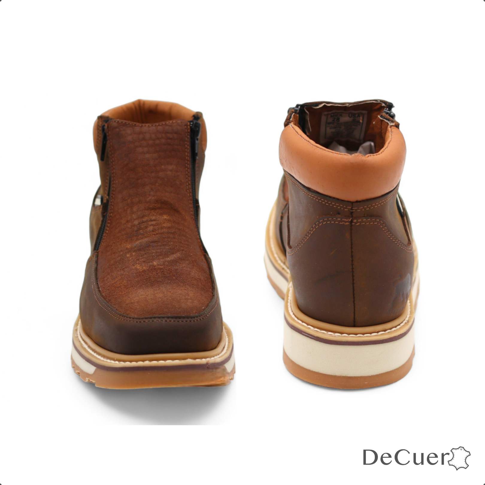 Fort Worth Men's Brown Leather Short Boots