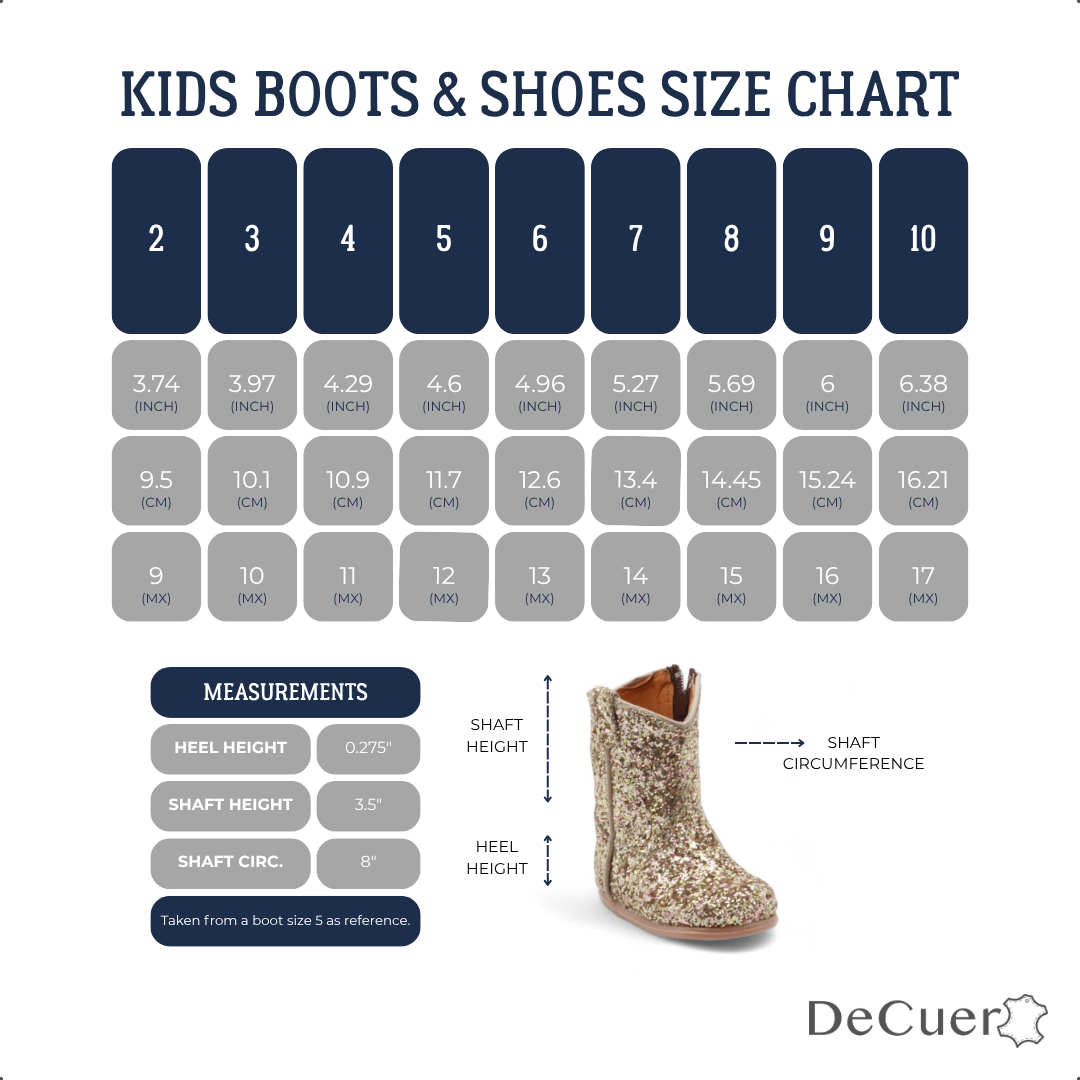 Annie Baby's Gold Glitter Leather Boots