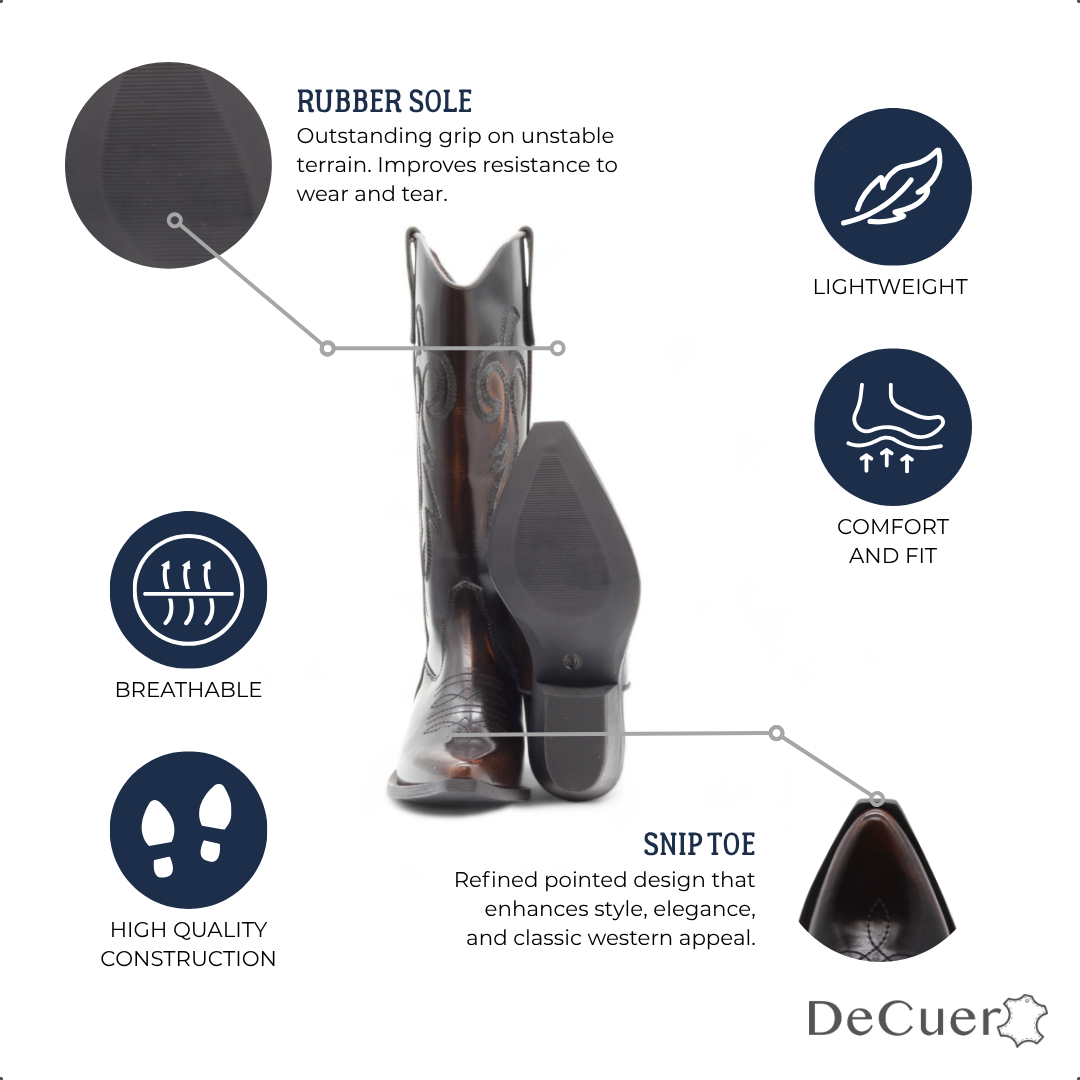 Sheriff Women's Brown Leather Boots