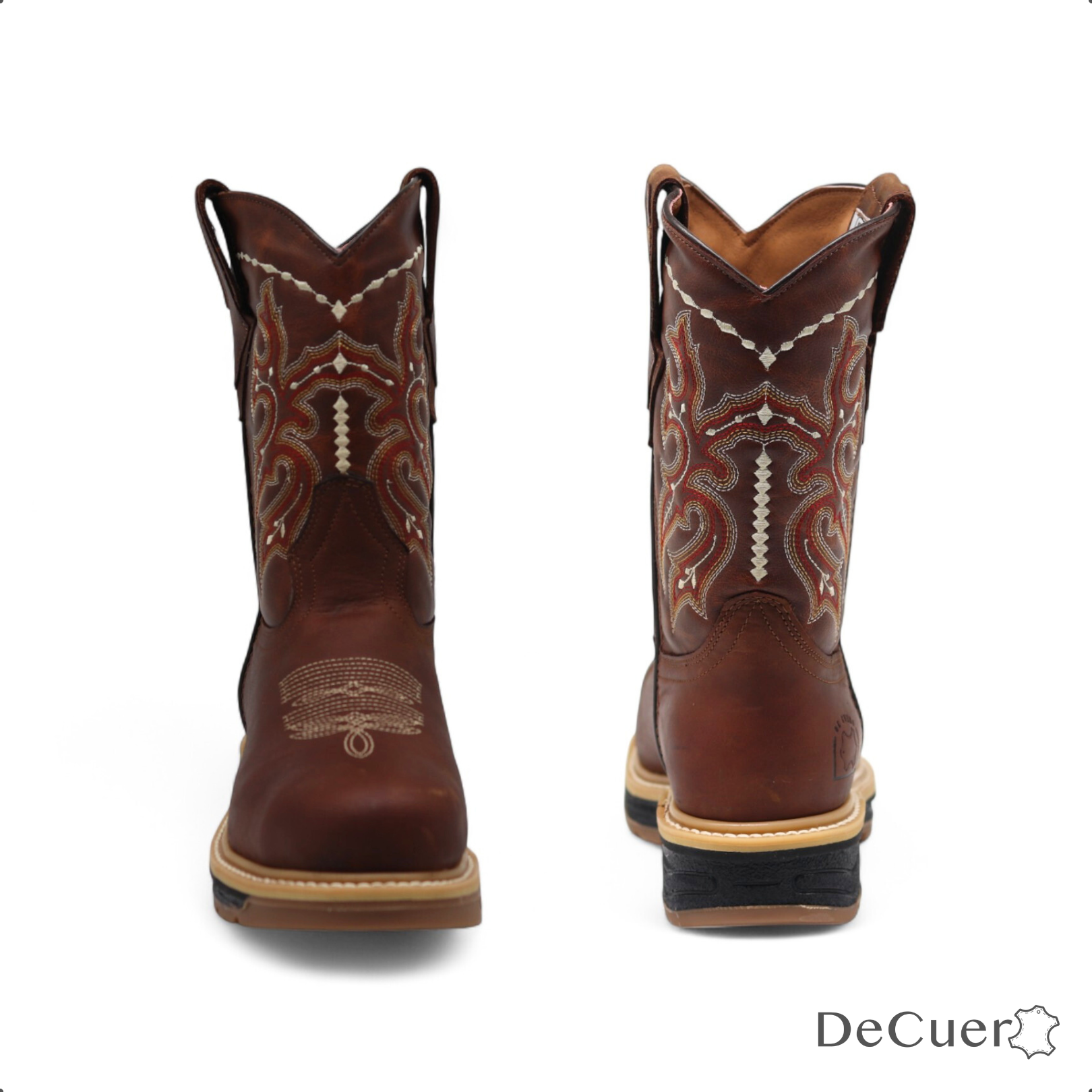 Waco Men's Brown Leather Steel Toe Boots