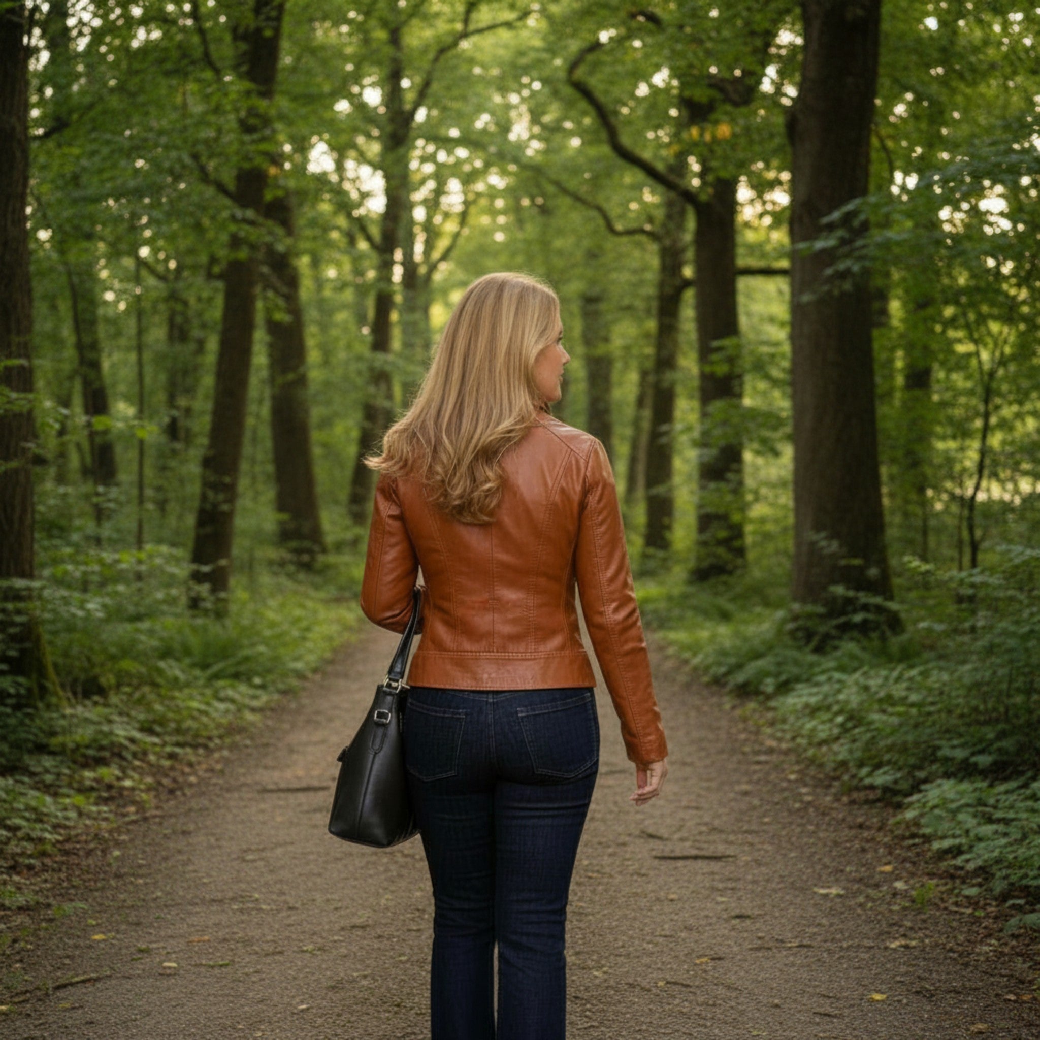 Beatrice Women's Camel Leather Jacket