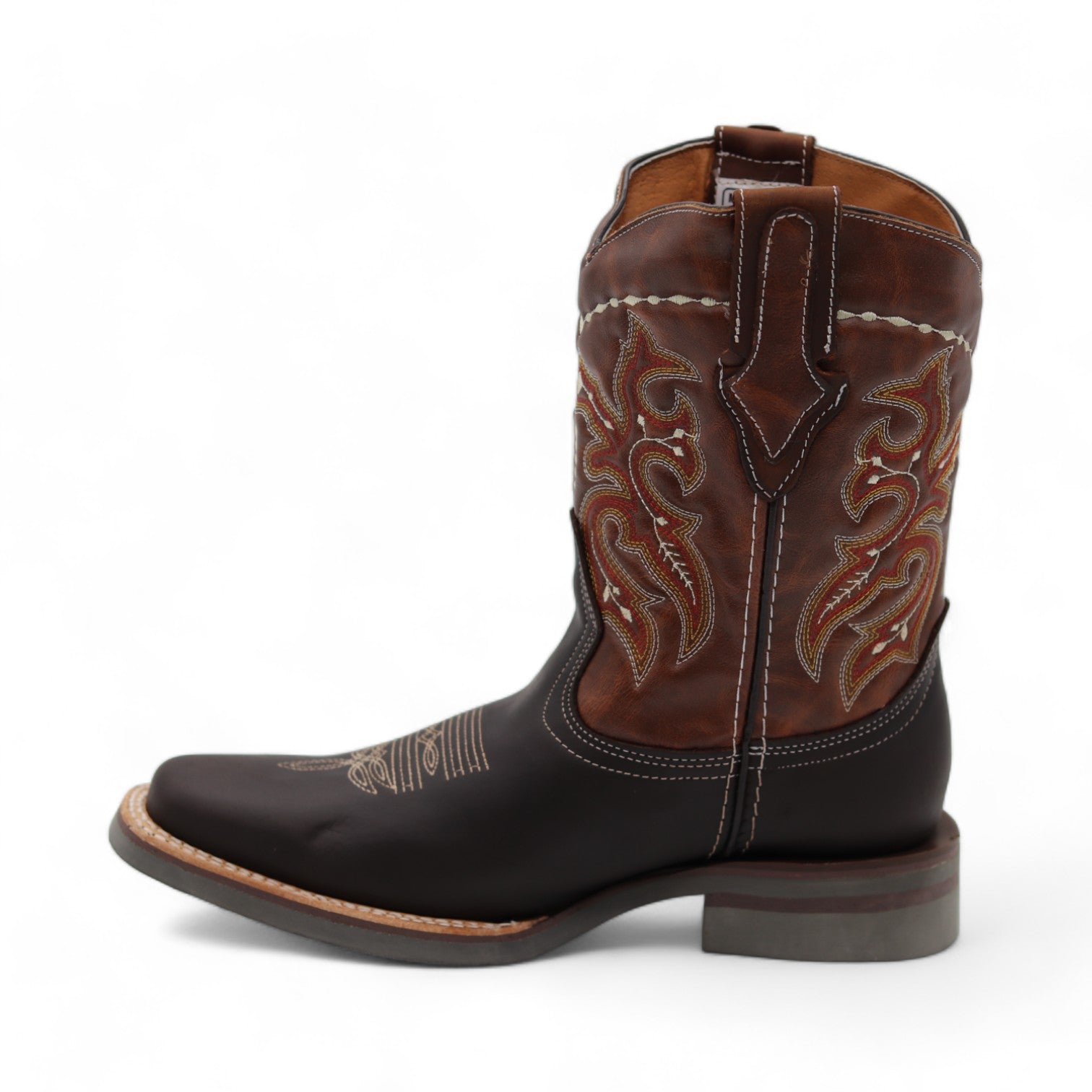 Arlington Men's Brown & Camel Leather Boots