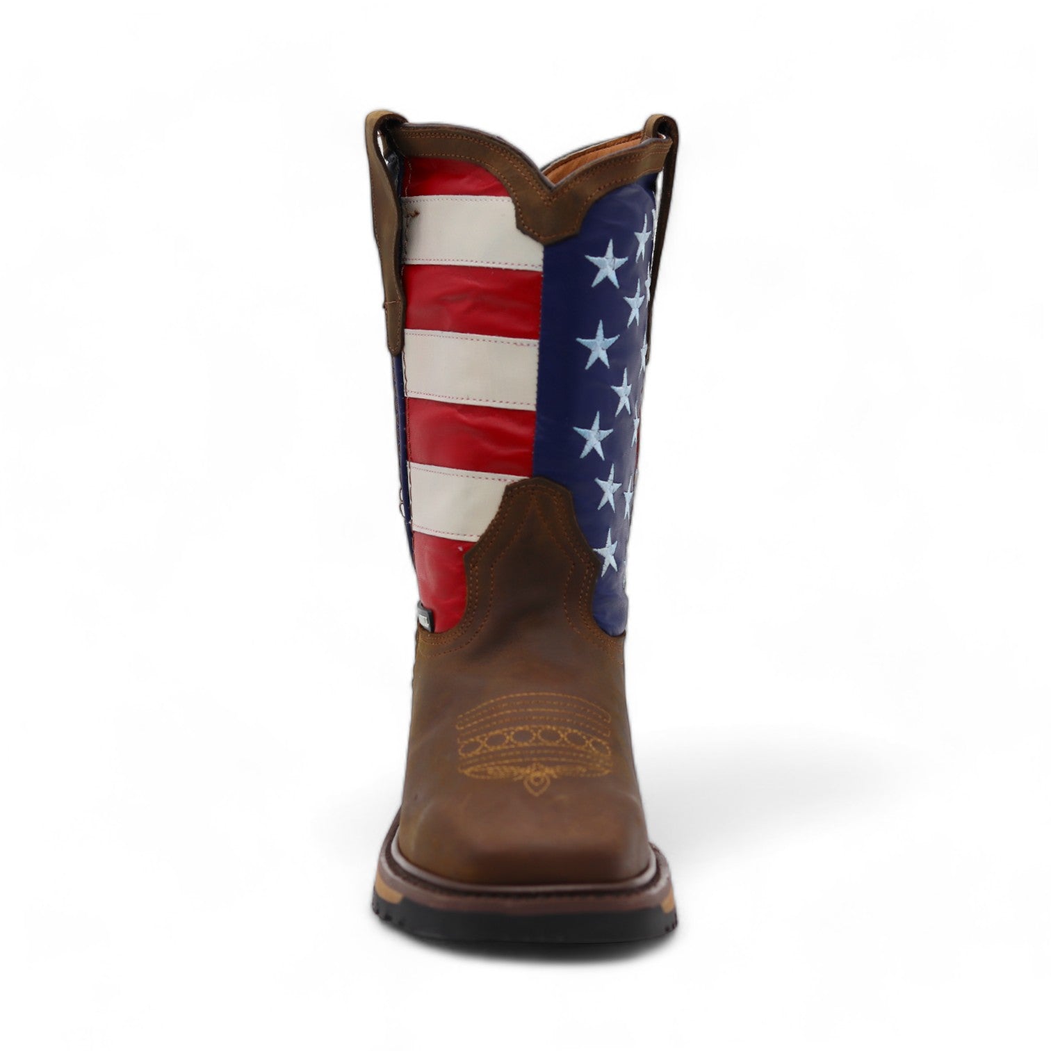 USA Men's Brown Leather Boots