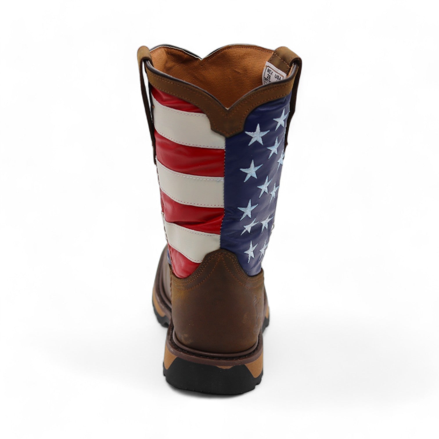 USA Men's Brown Leather Boots