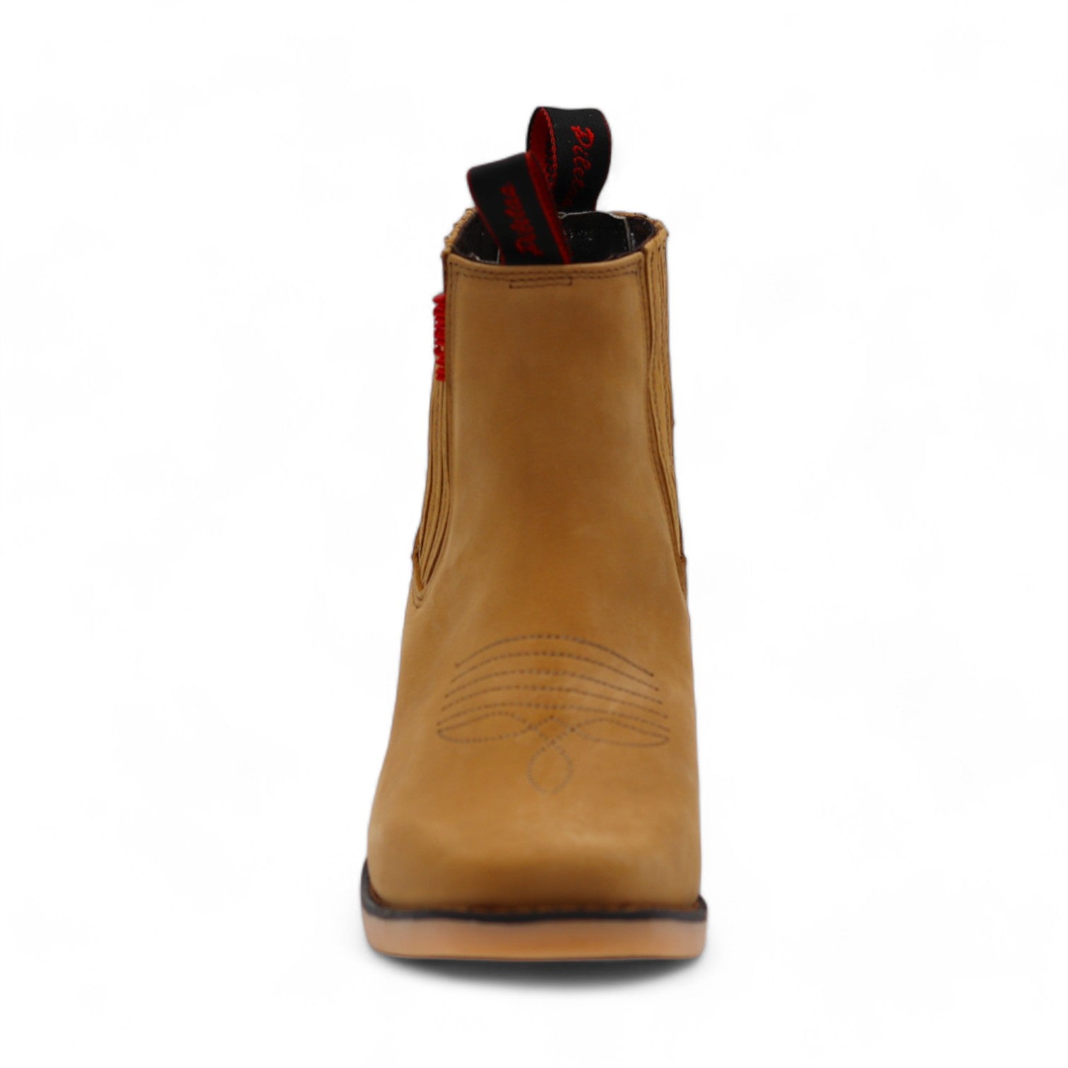 Hacienda Men's Camel Leather Short Boots