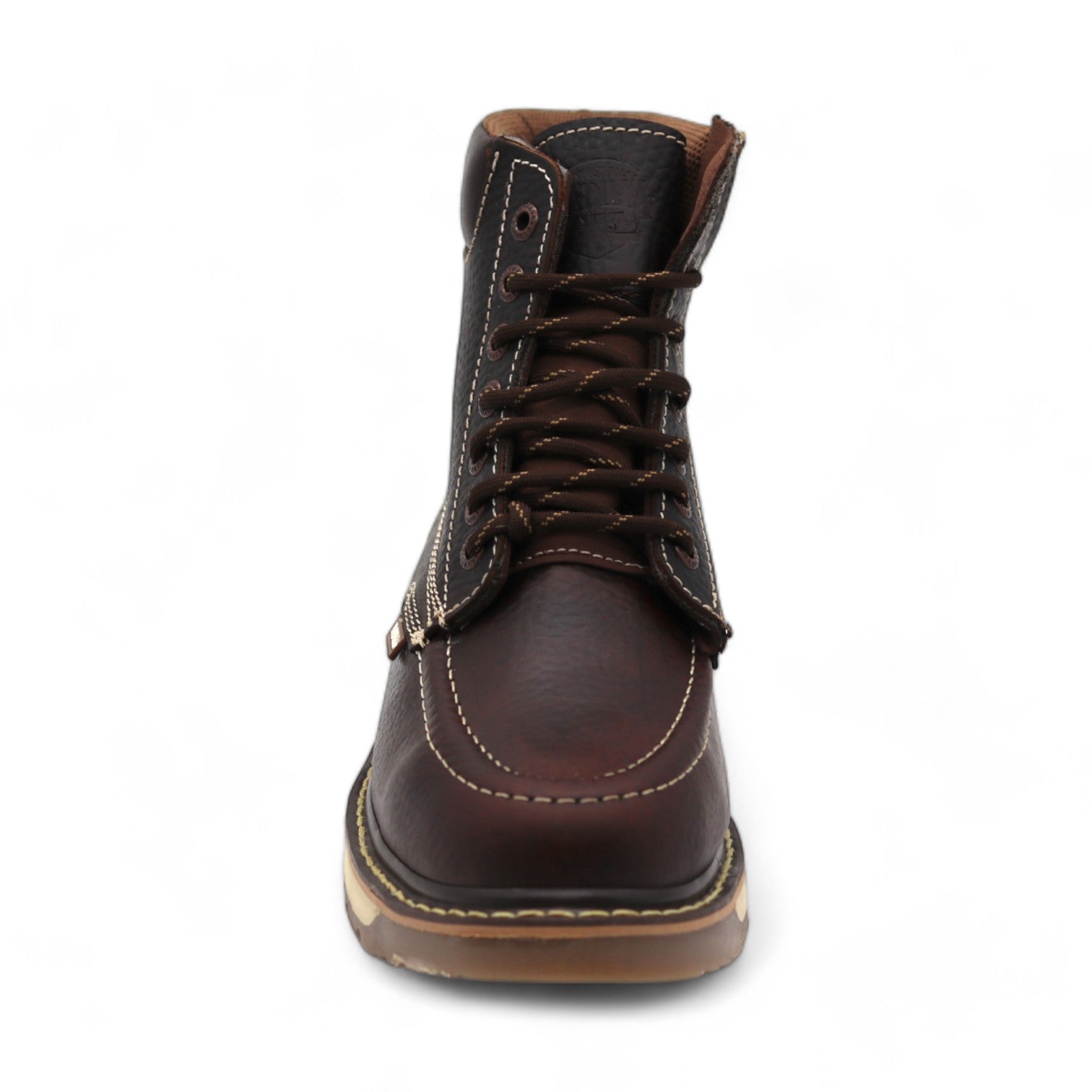 Antoa Men's Brown Leather Short Boots