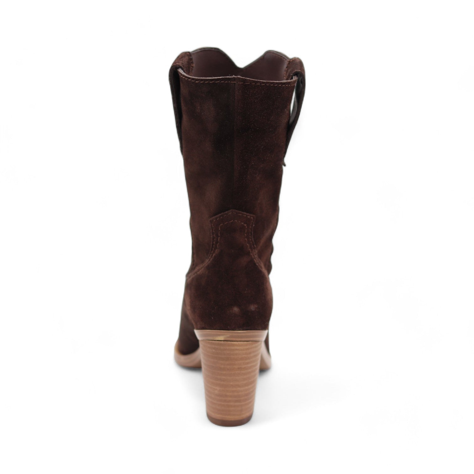 Bufalo Women's Brown Suede Leather Short Boots