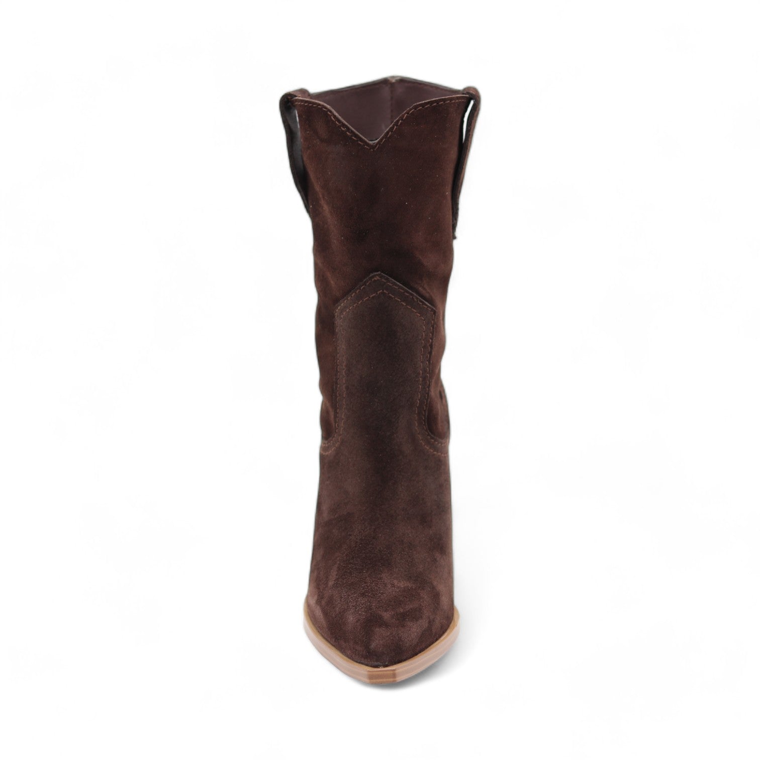 Bufalo Women's Brown Suede Leather Short Boots