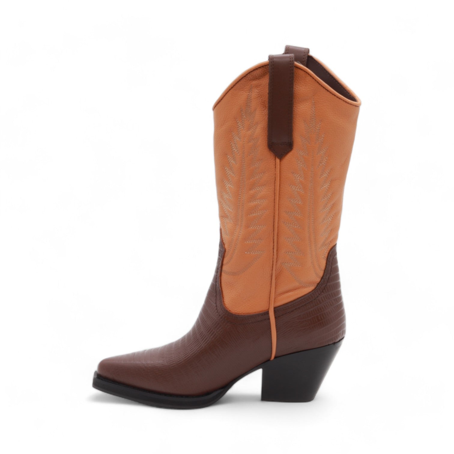 Cactus Women's Brown & Camel Leather Boots