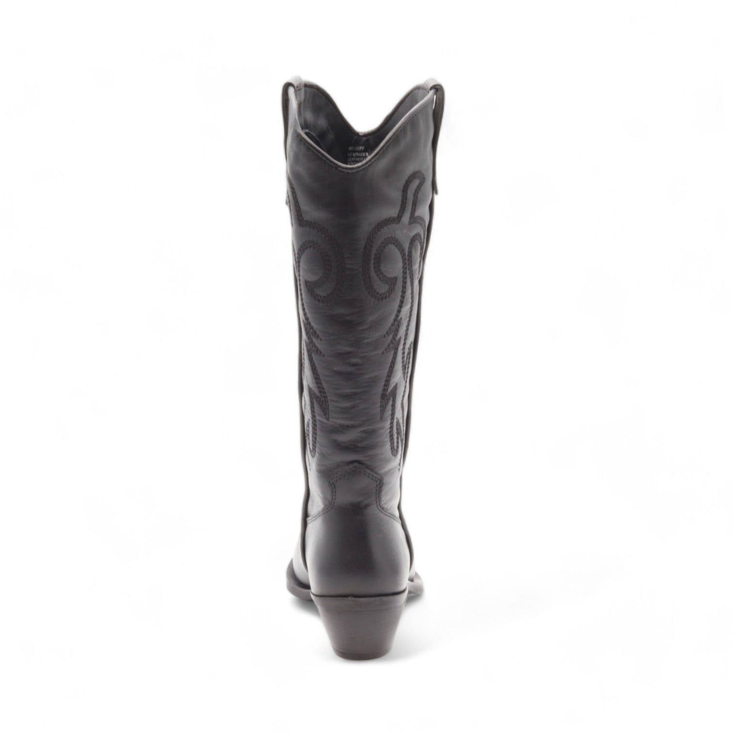 Sheriff Women's Black Leather Boots