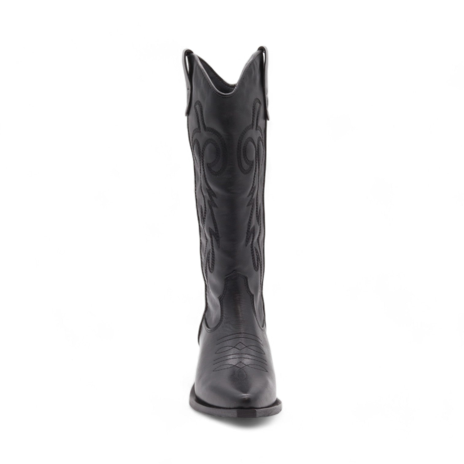 Sheriff Women's Black Leather Boots