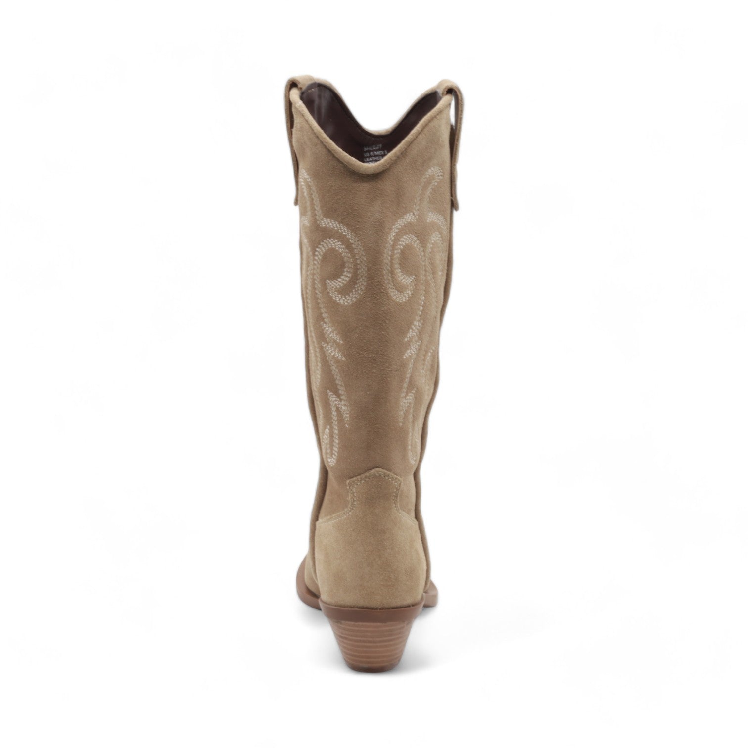 Sheriff Women's Beige Suede Leather Boots