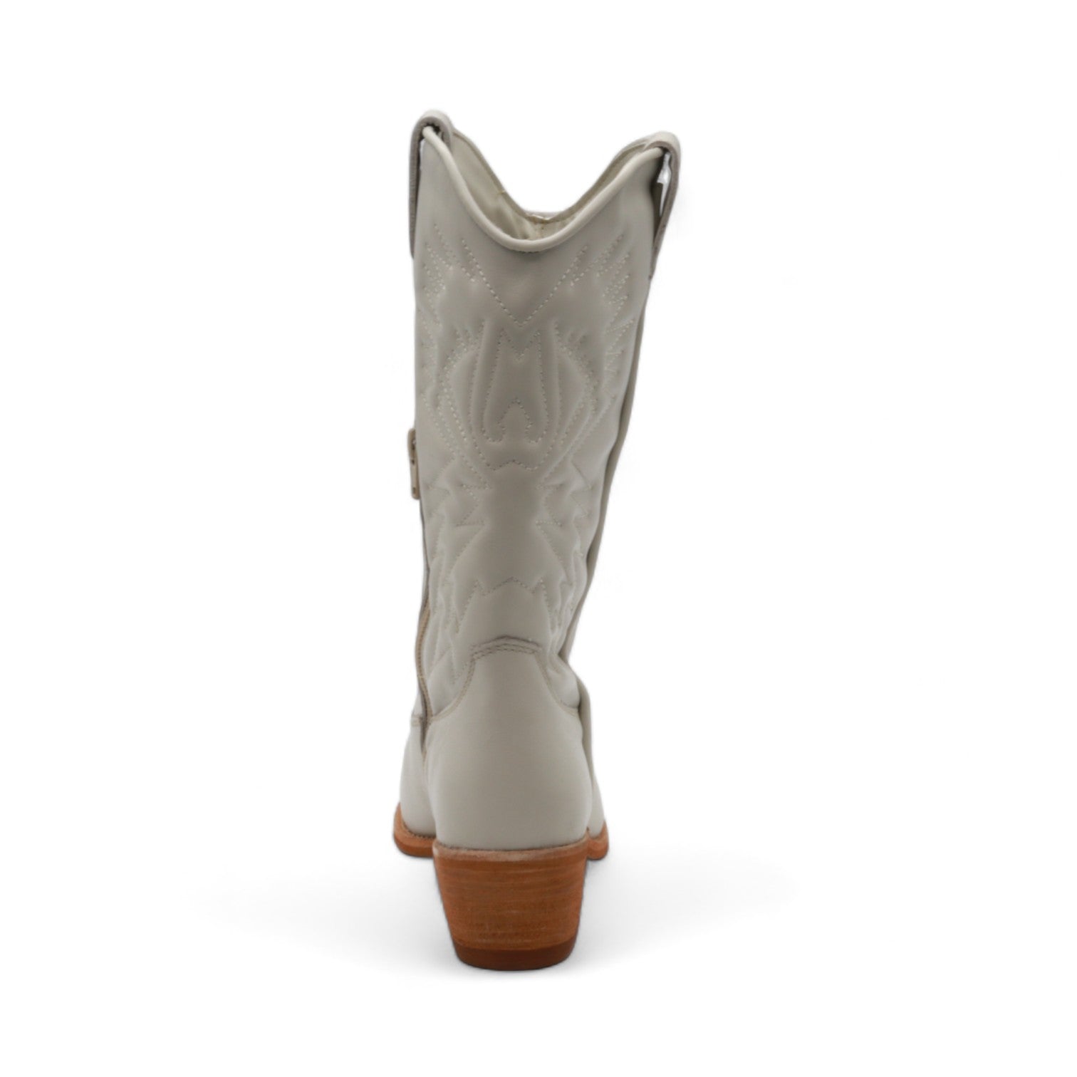 Cowgirl Women's White Leather Boots