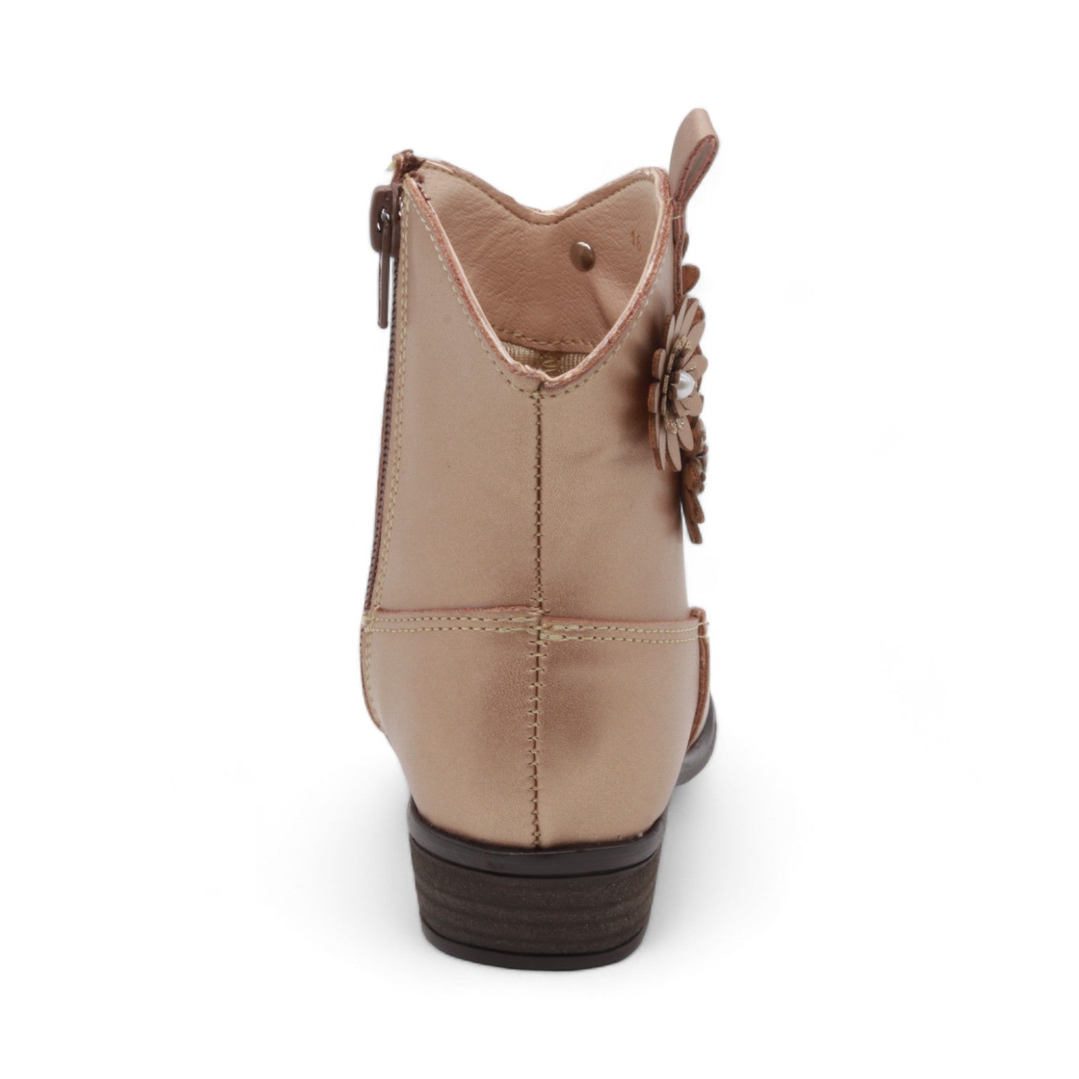 Country Girl Girl's Copper Faux Leather Boots