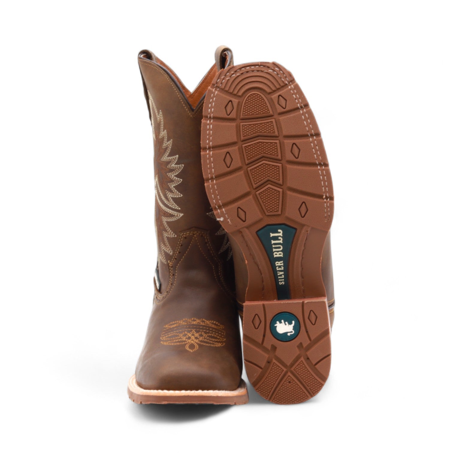 San Antonio Men's Brown Leather Boots