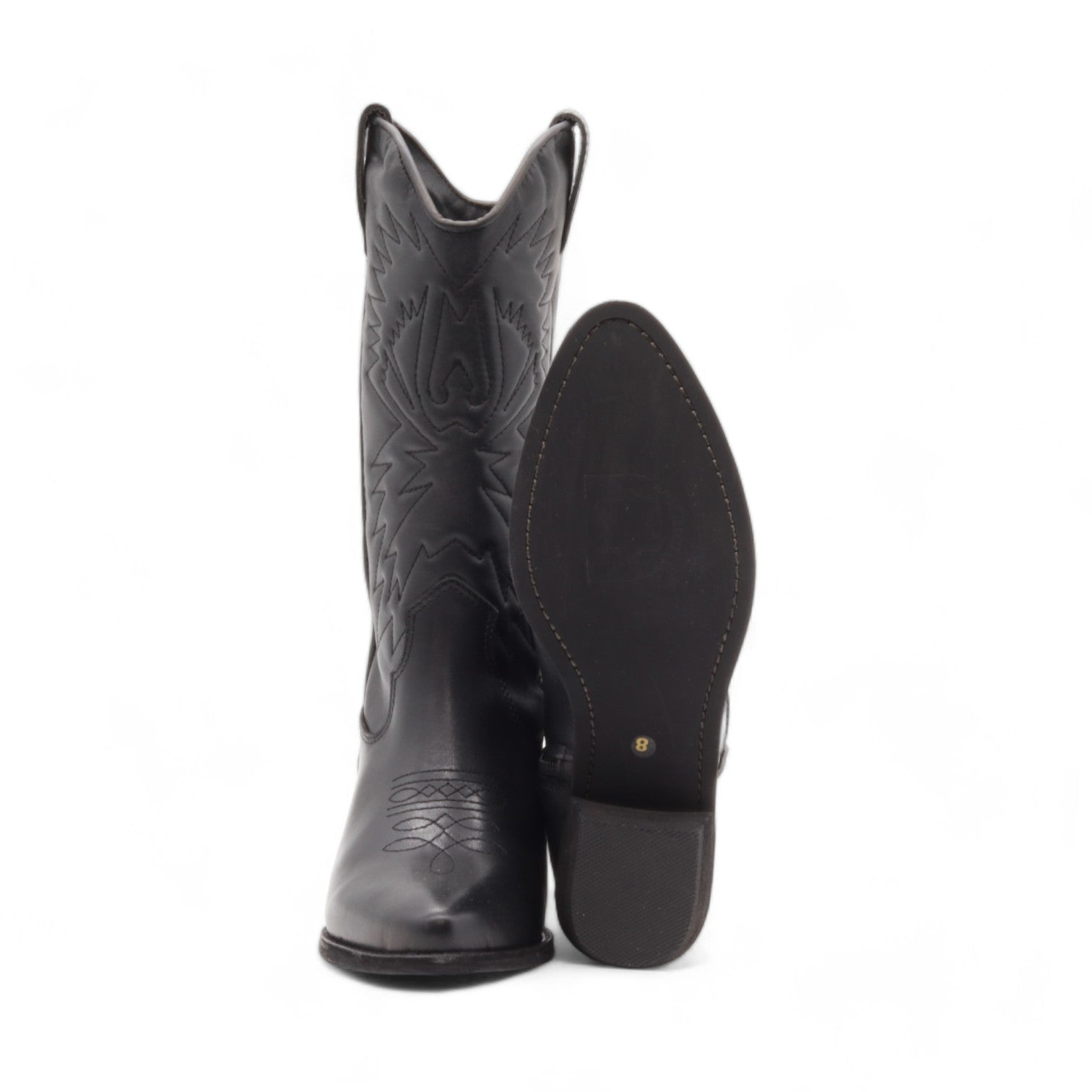 Cowgirl Women's Black Leather Boots