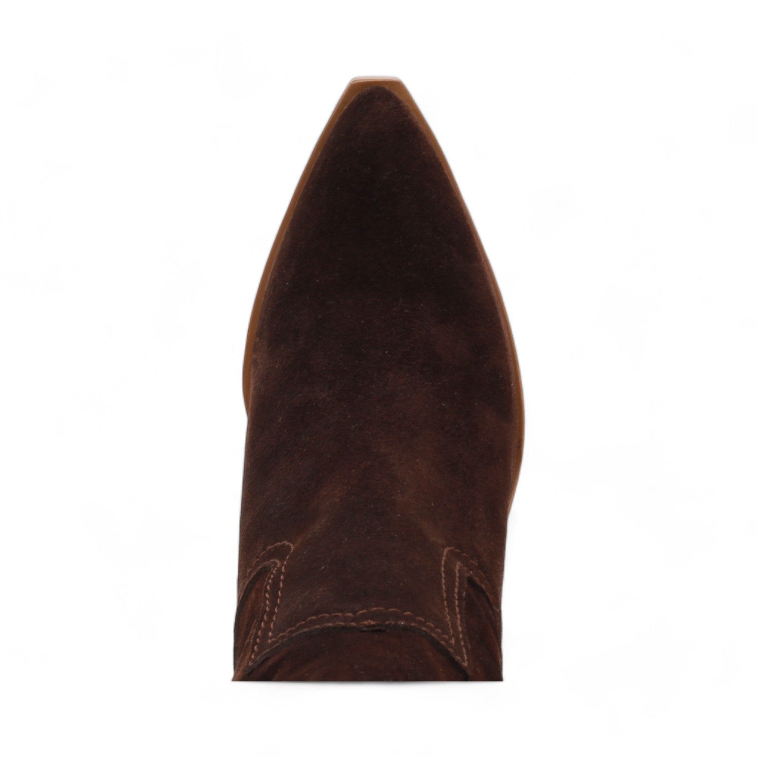 Bufalo Women's Brown Suede Leather Short Boots