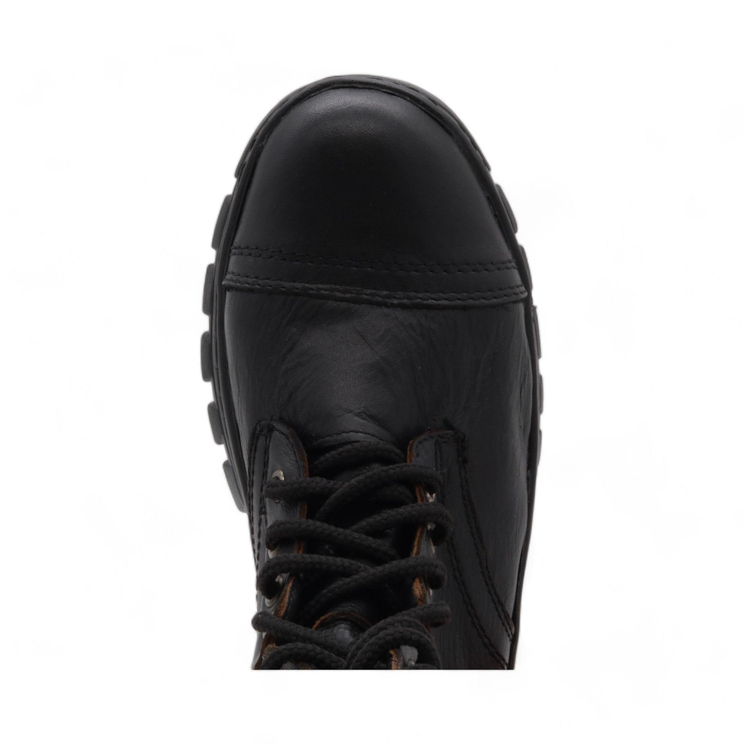 Police Men's Black Leather Boots