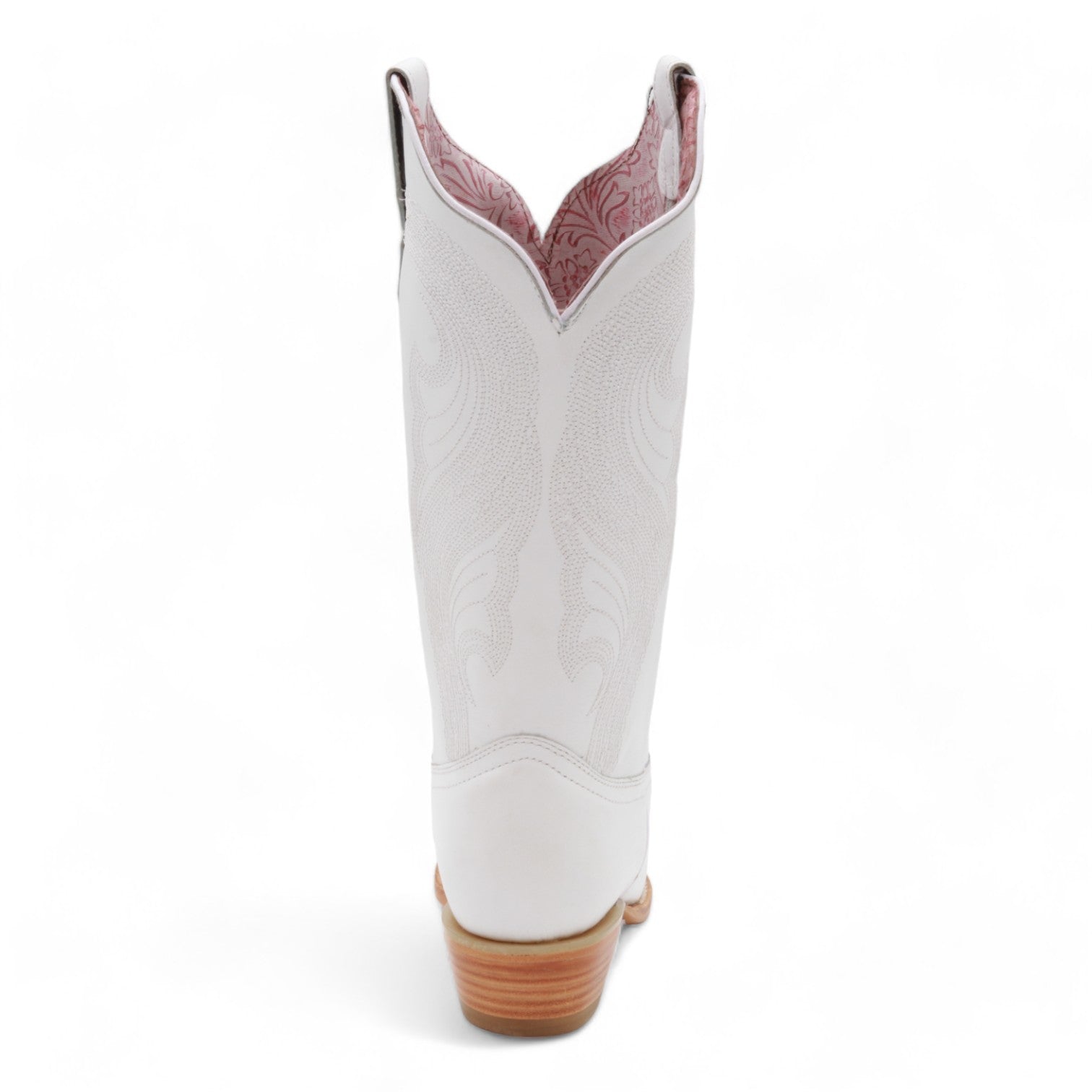 Carrusel Women's White Leather Boots