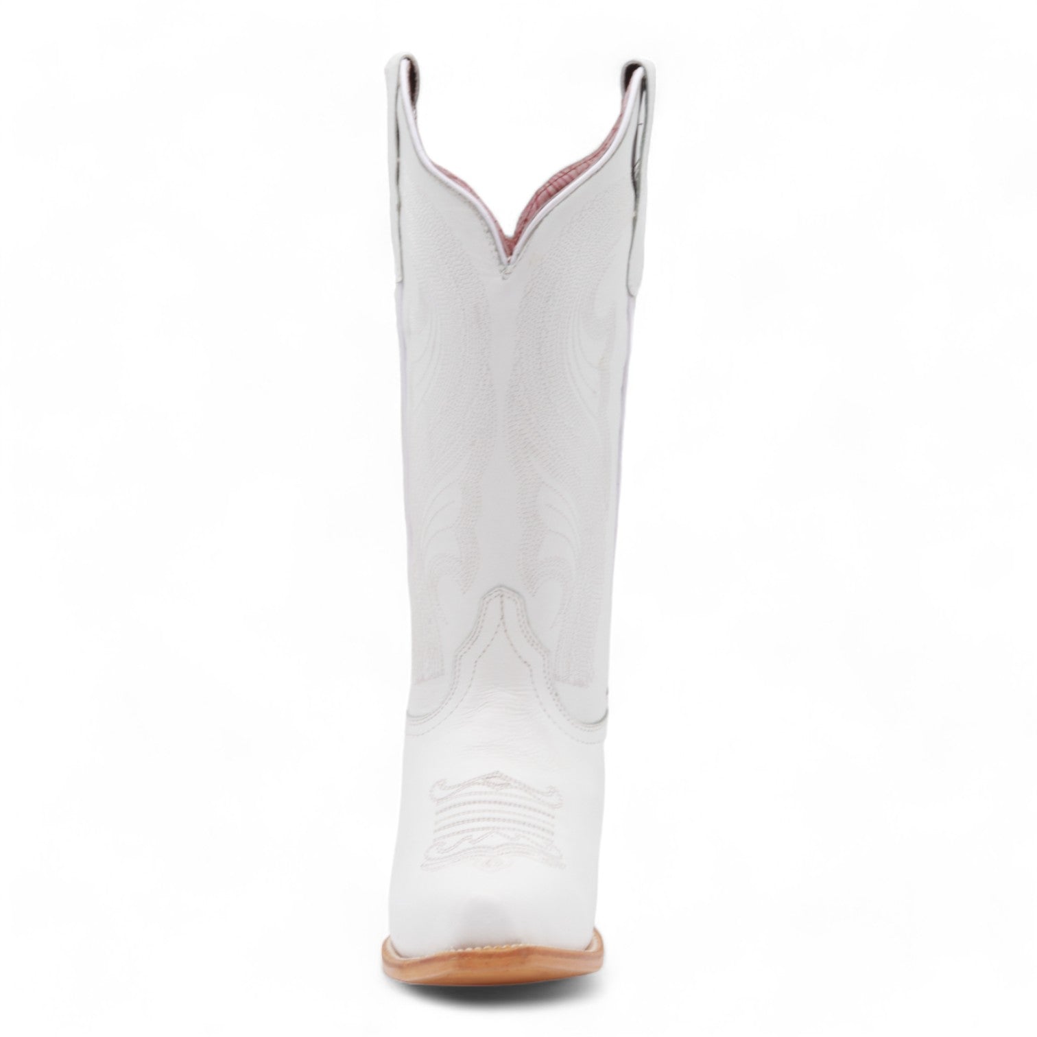 Carrusel Women's White Leather Boots