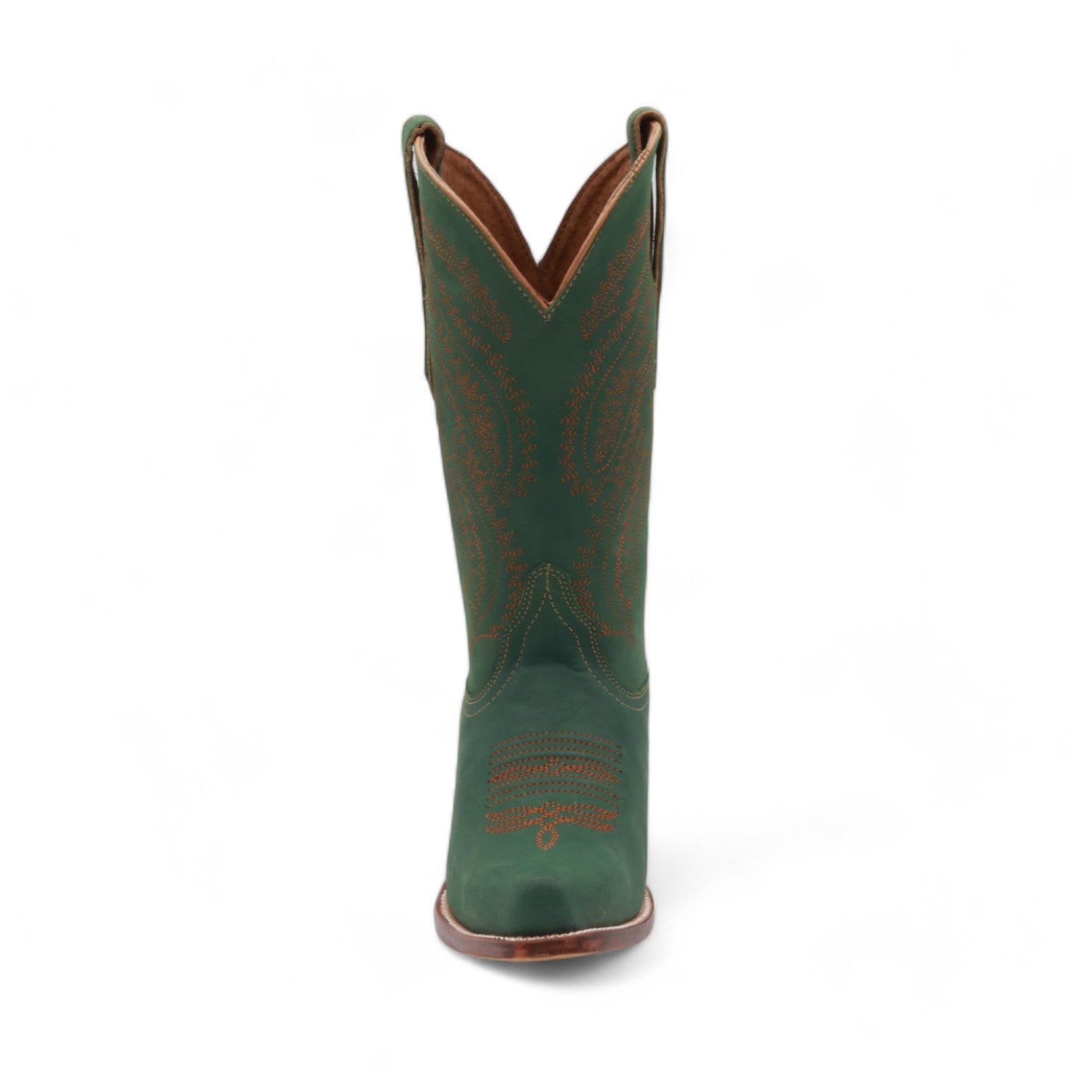 Lily Women's Green Leather Boots