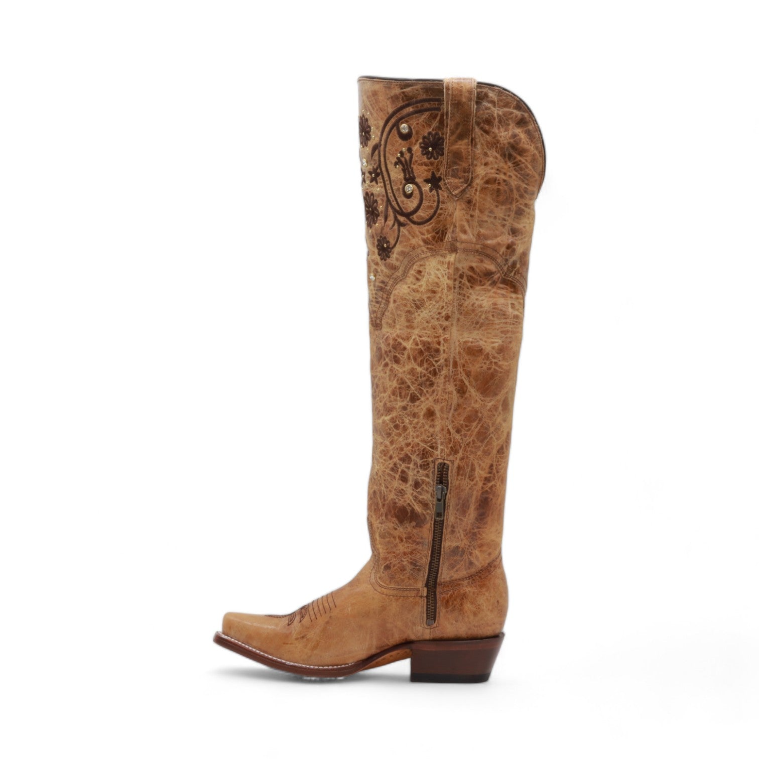 Volcano Women's Camel Leather Boots