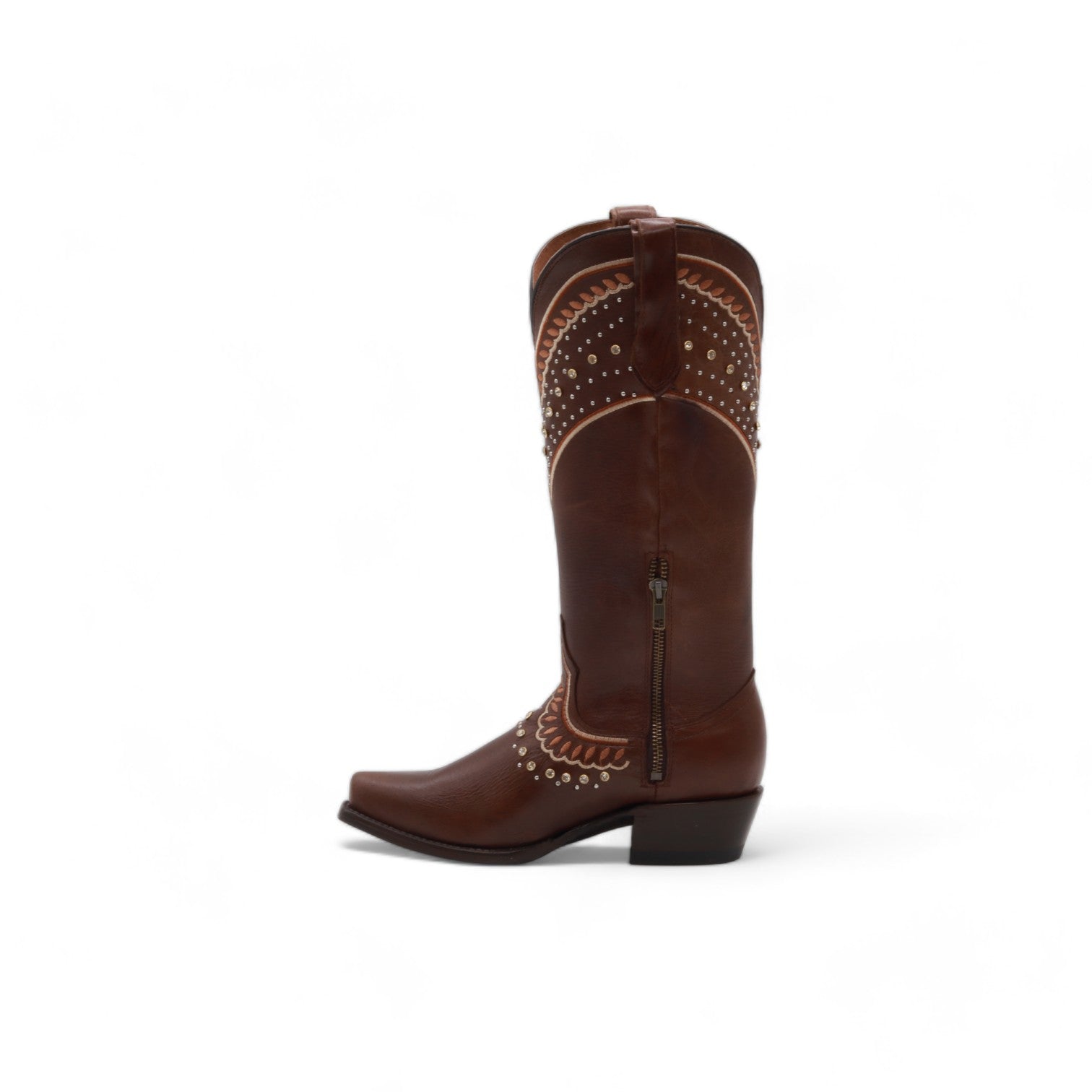 Azalea Women's Brown Leather Boots